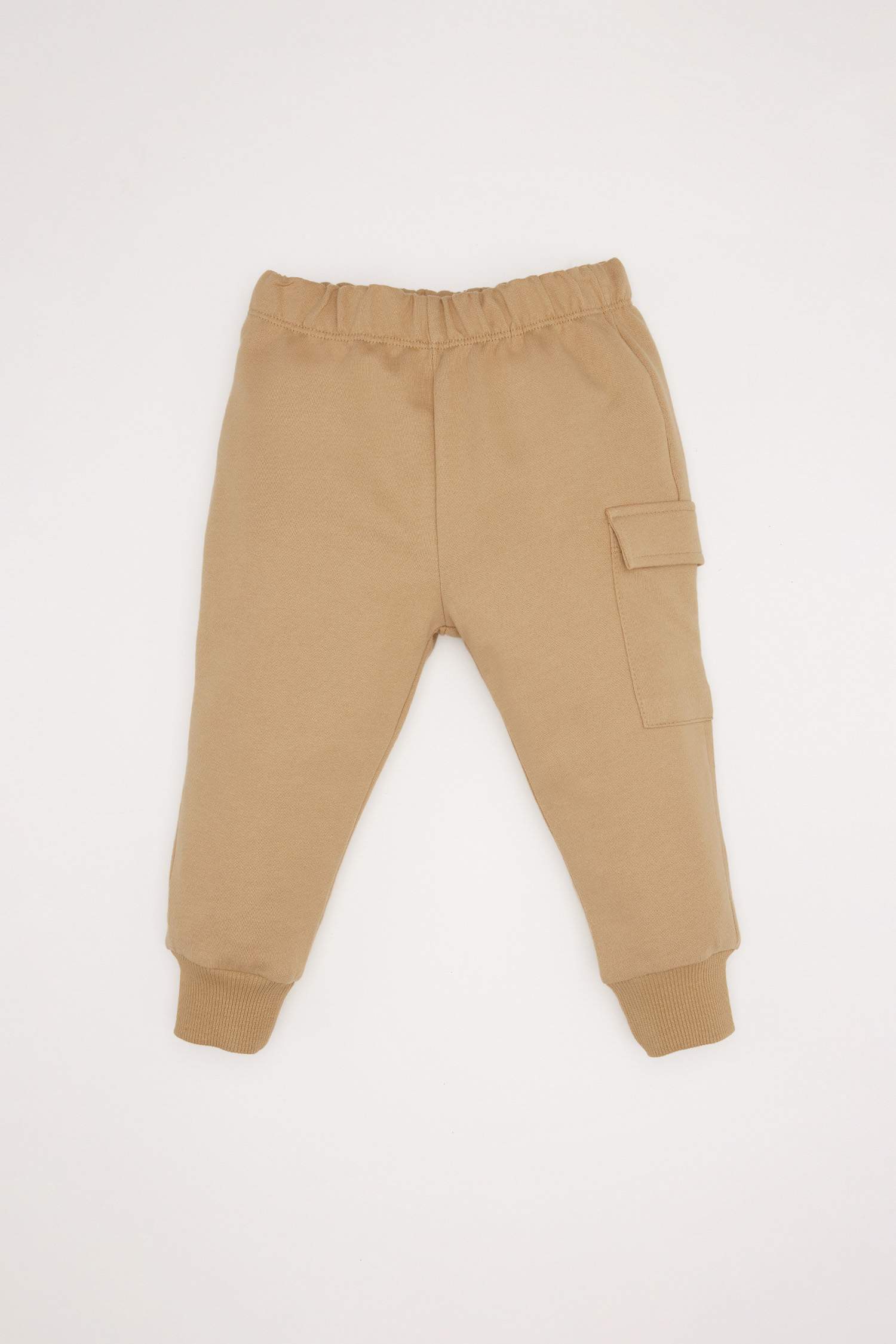 Erkek Bebek 2'li Takım Baskılı Yarım Fermuarlı Sweatshirt Beli Lastikli Alt