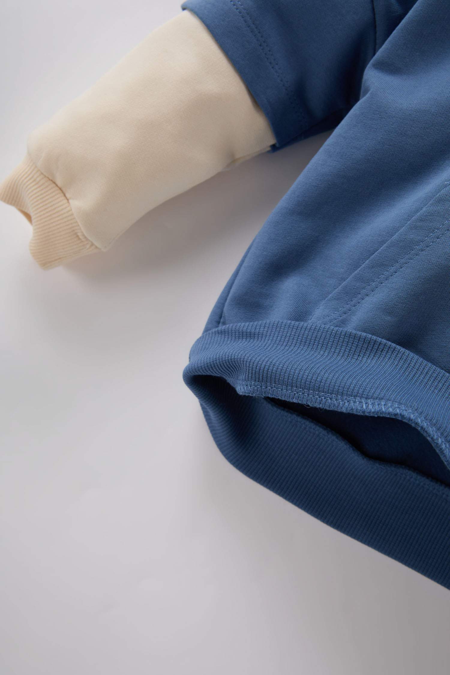 Baby Boy Hooded Pocketed Sweatshirt Sweatpants 2 Piece Set