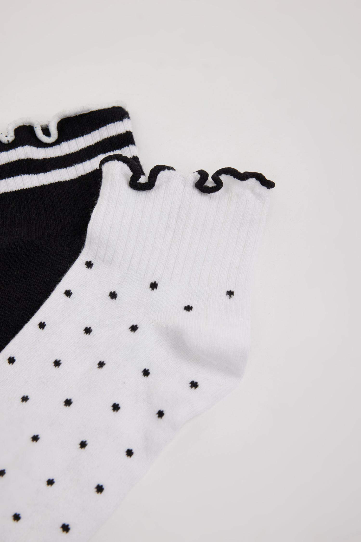 Woman 2 piece Short Cotton Socks