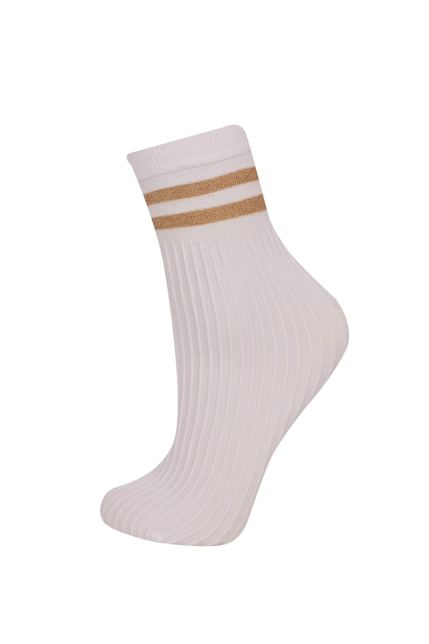 Женские блестящие носки с узором в виде кольца, комплект из 2 пар, 60 ден, премиум