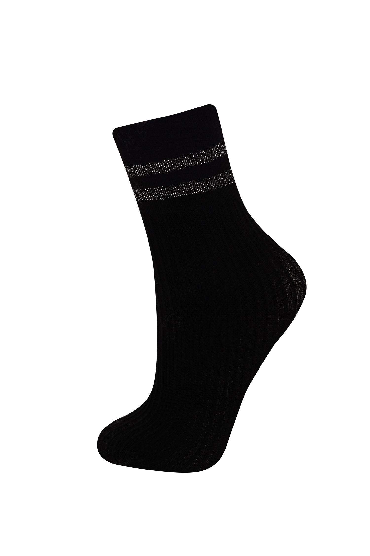 Женские блестящие носки с узором в виде кольца, комплект из 2 пар, 60 ден, премиум