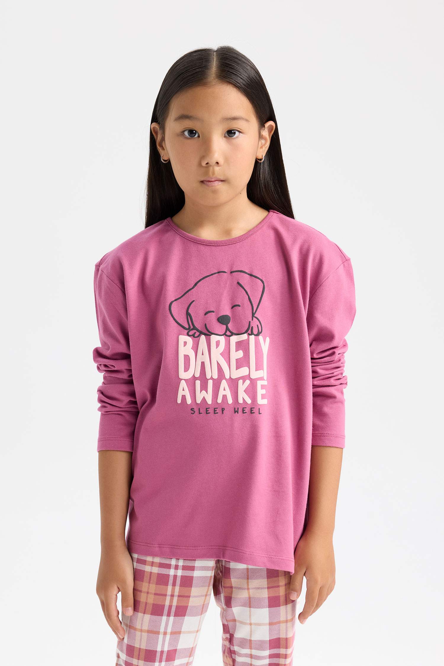 Girl Printed Top Bottom 2 Piece Pajama Set