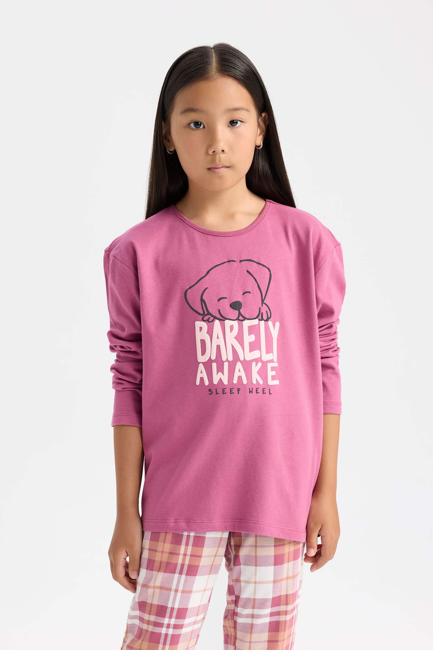 Girl Printed Top Bottom 2 Piece Pajama Set