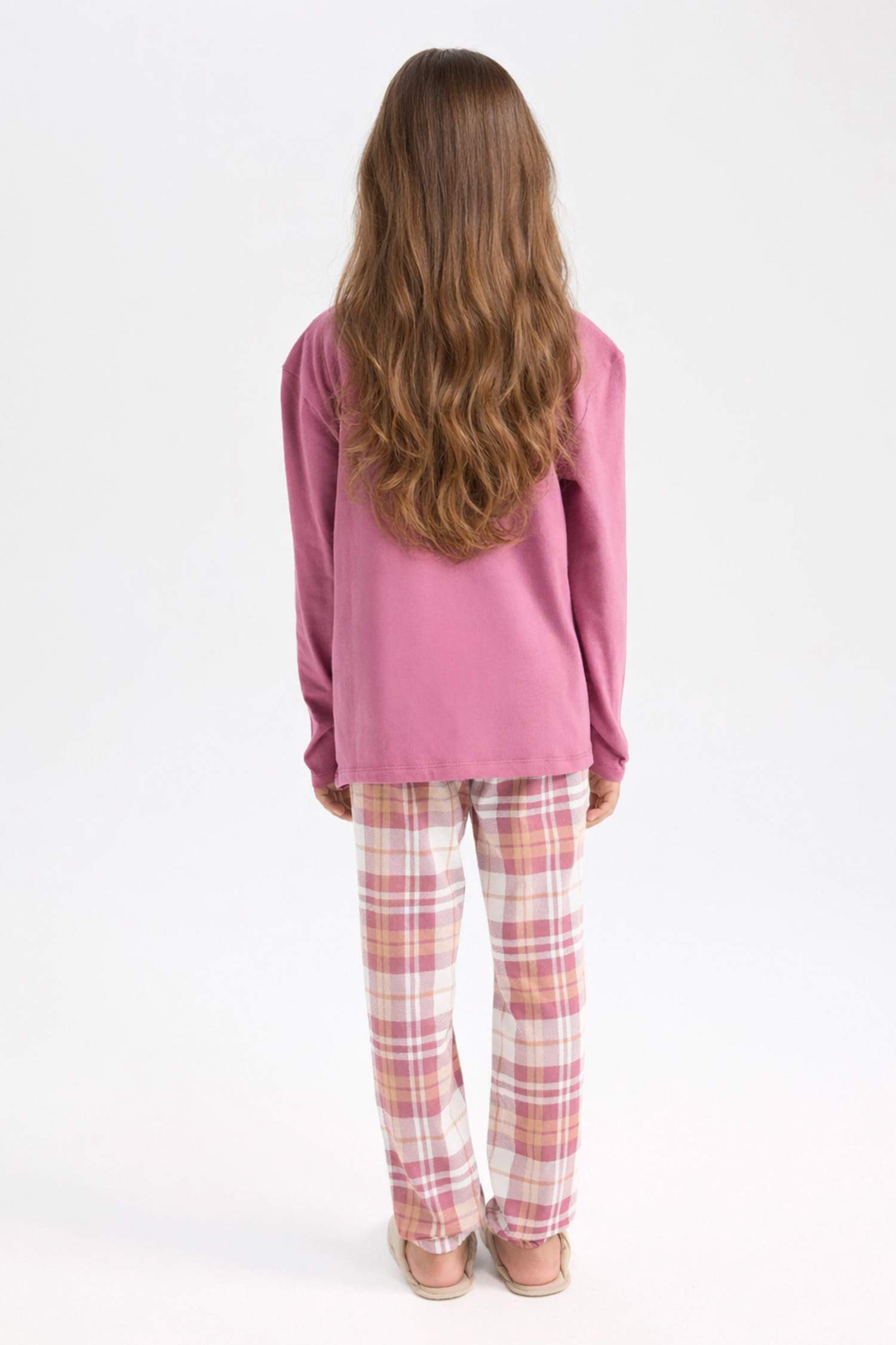 Pyjama pour Fille Top imprimé à manches longues et Bas à taille élastique