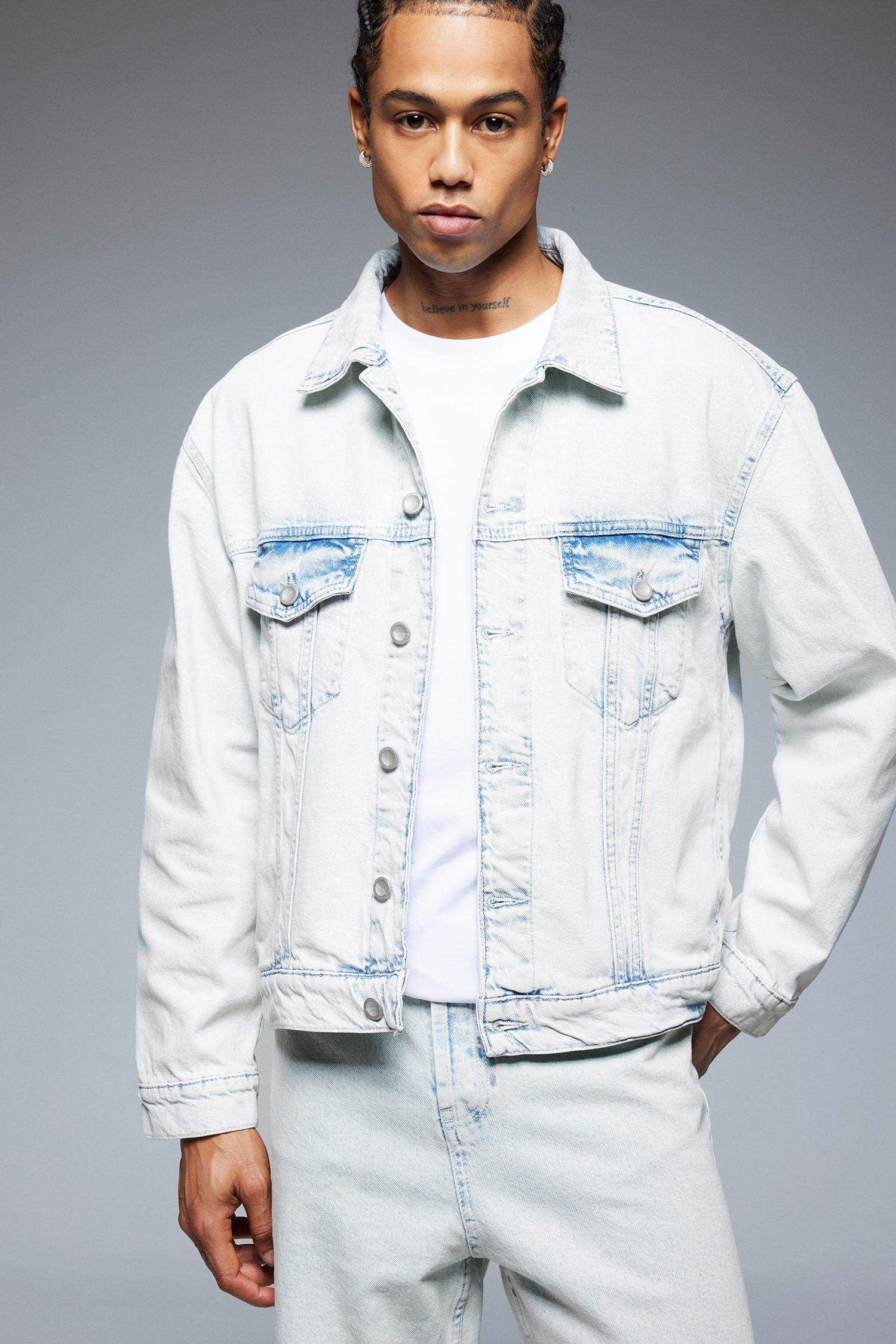 Veste en jean légère oversize