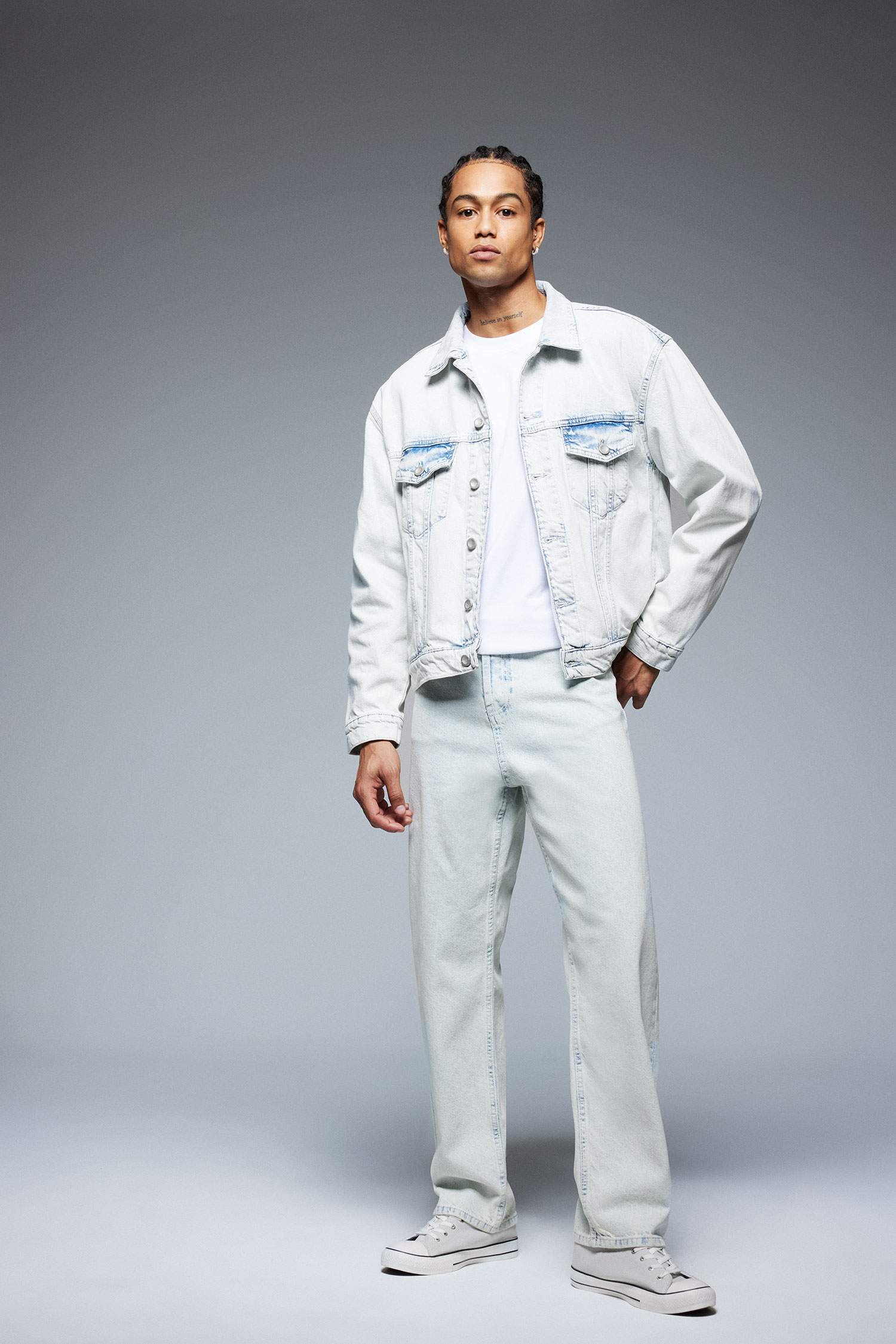 Veste en jean légère oversize