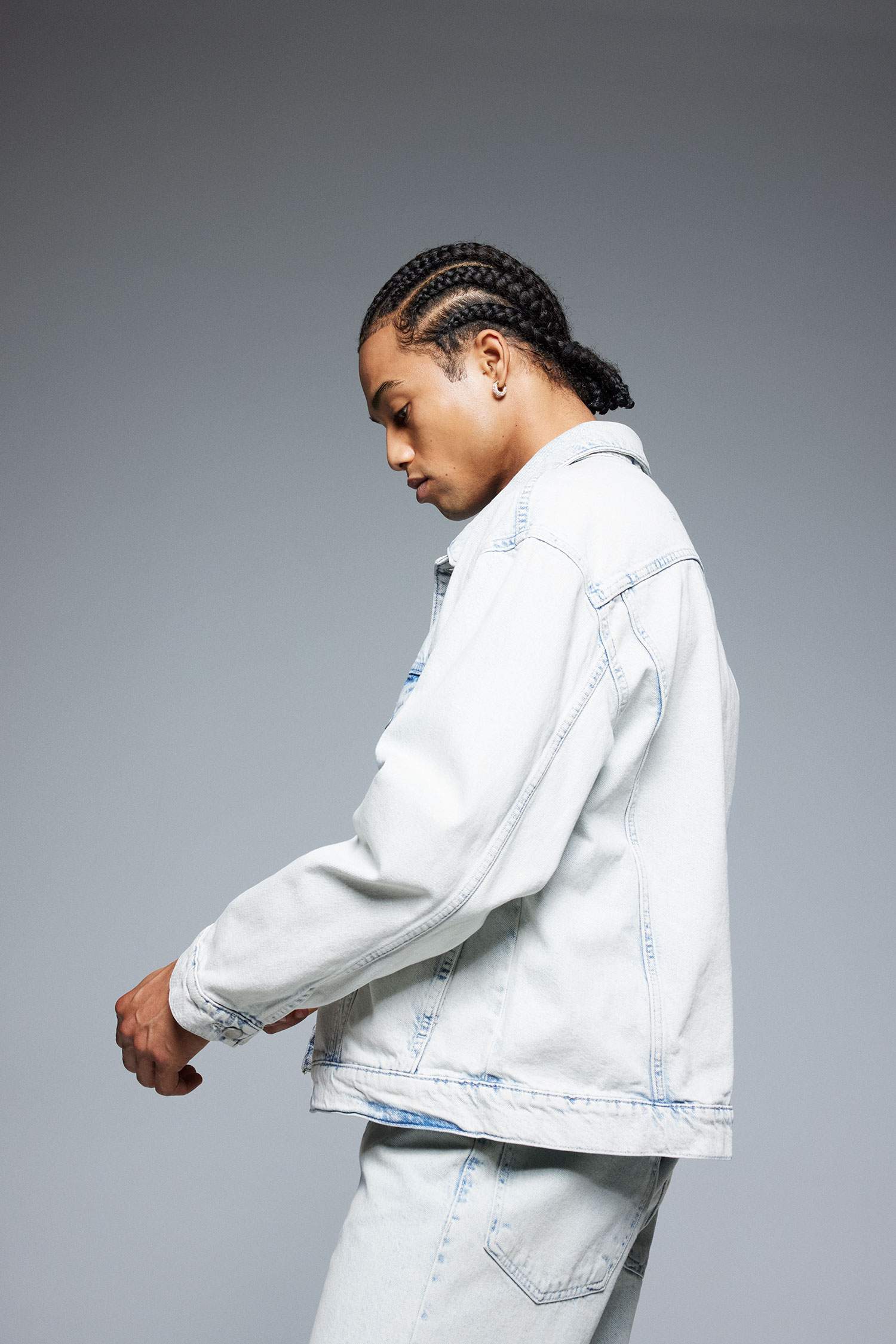 Veste en jean légère oversize