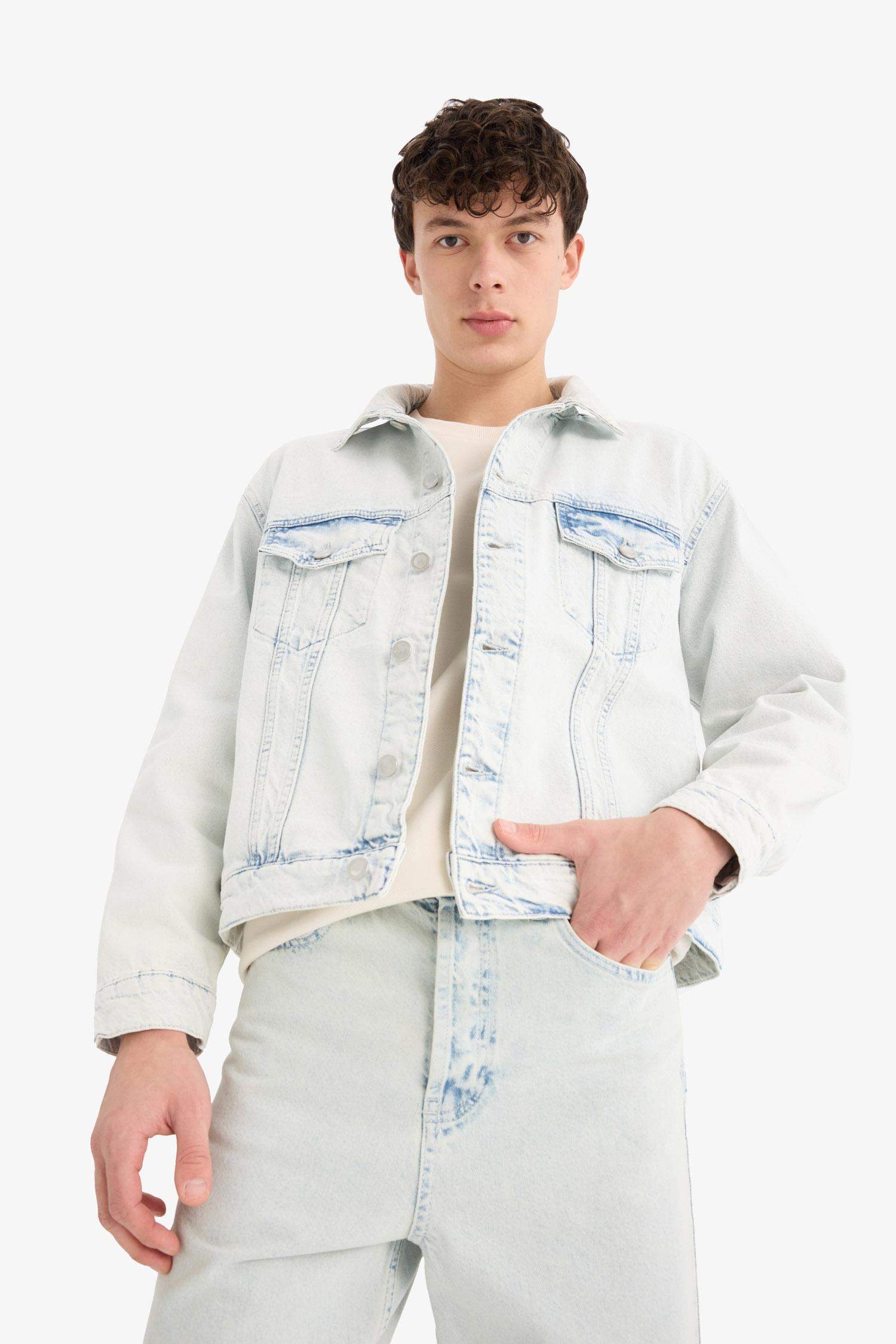 Veste en jean légère oversize