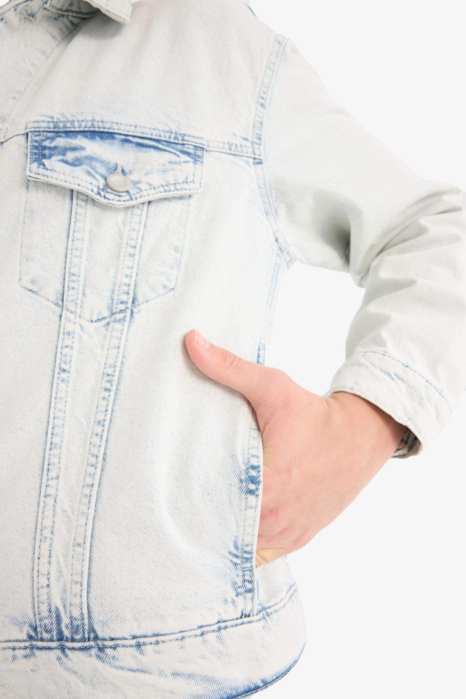 Veste en jean légère oversize