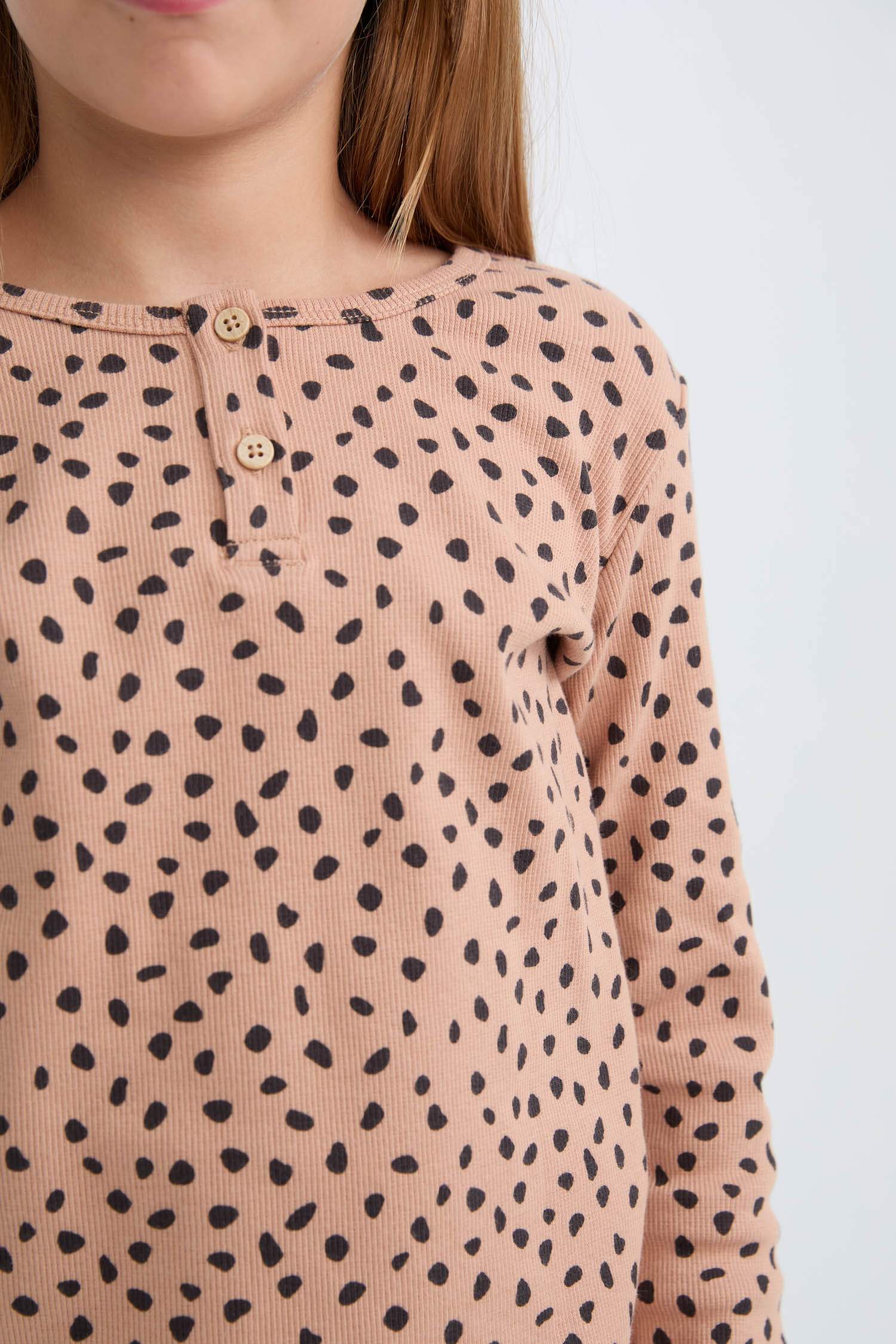 Girl Ribbed Camisole Top Long Bottom 2 Piece Pajama Set