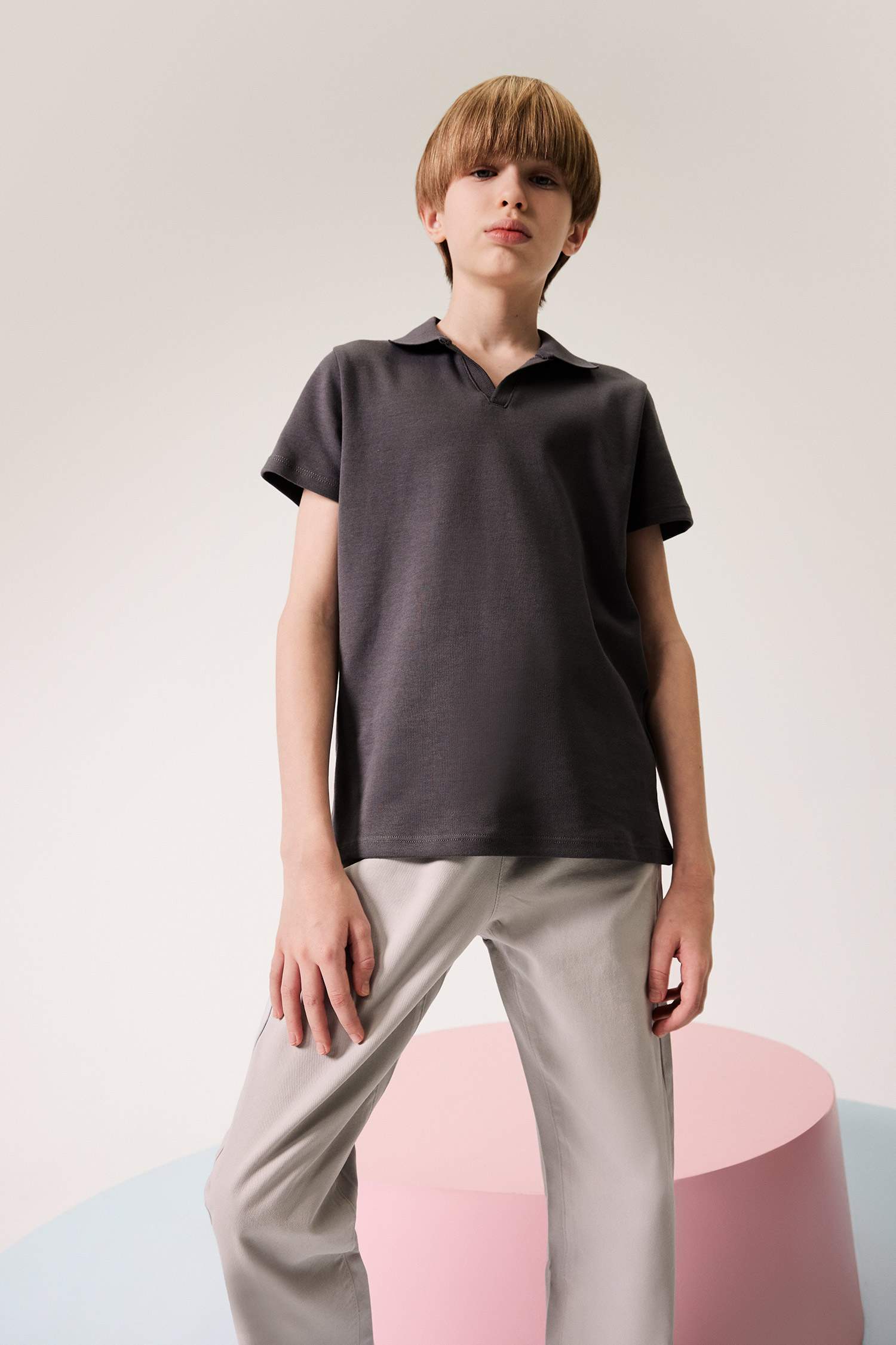 T-shirt Polo à manches courtes pour garçon