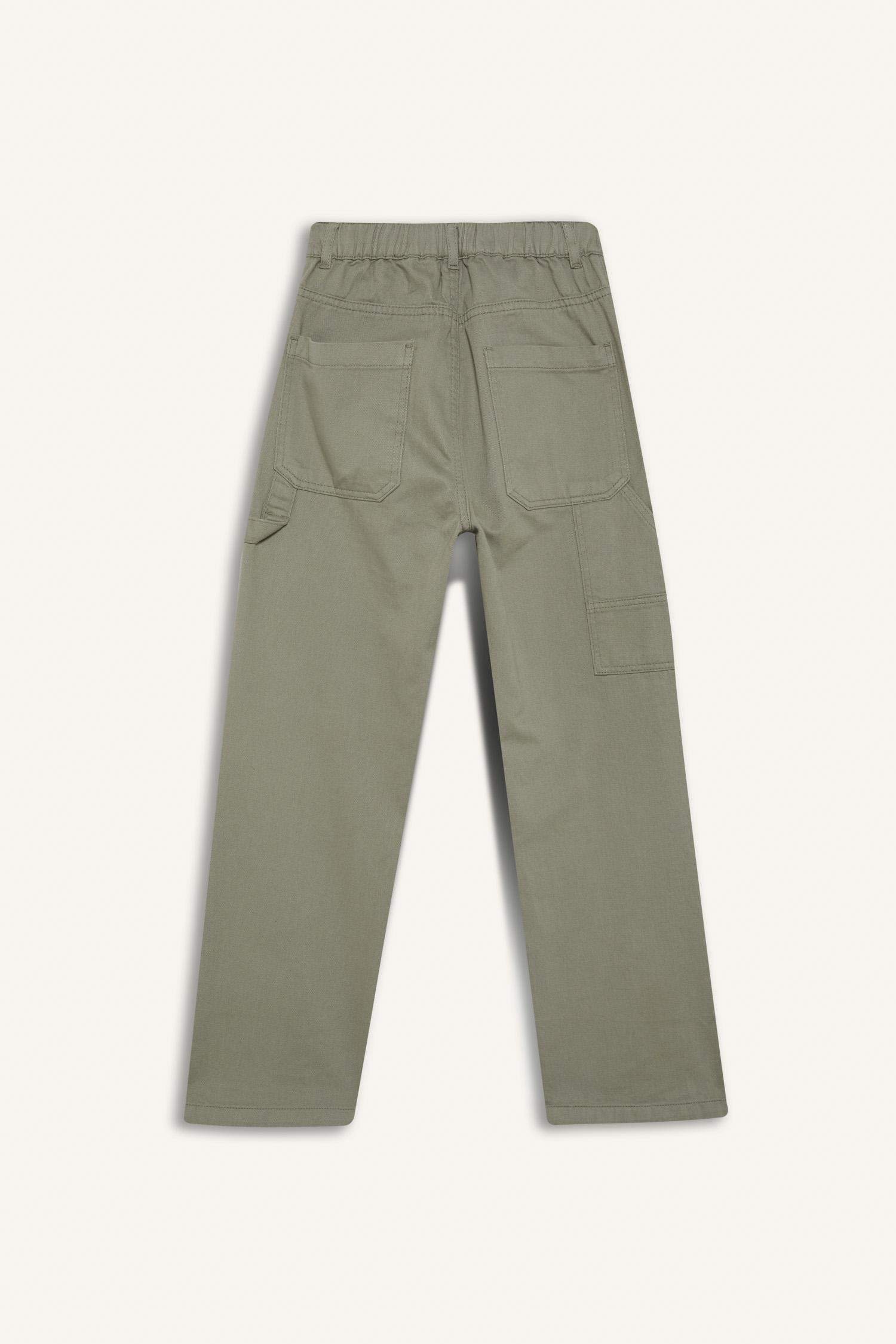 Erkek Çocuk Wide Leg Standart Paça Gabardin Pantolon