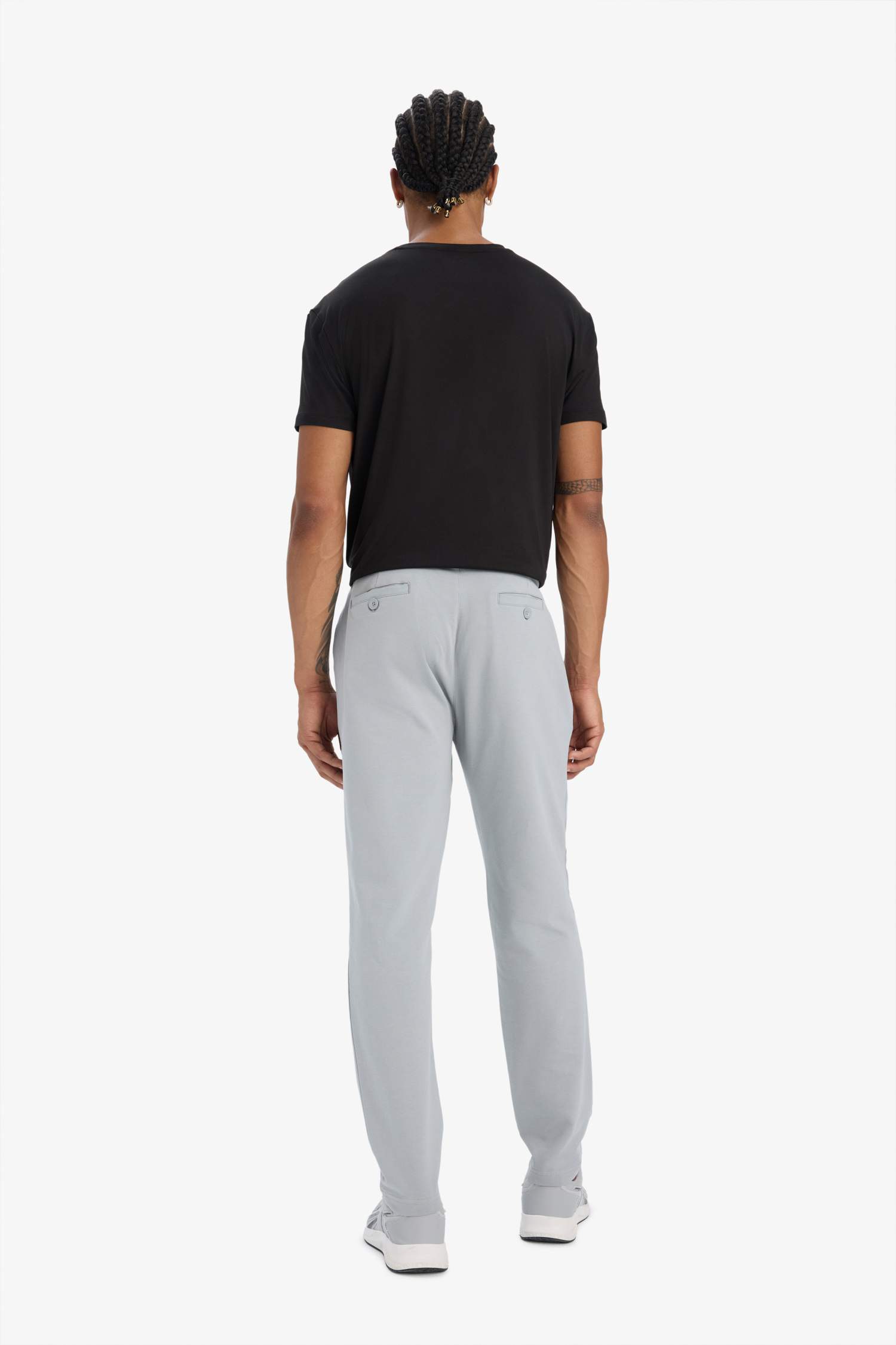 DeFactoFit Slim Fit Dar Kesim Esnek Multifonksiyonel Çift Cepli Standart Paça Sporcu Jogger