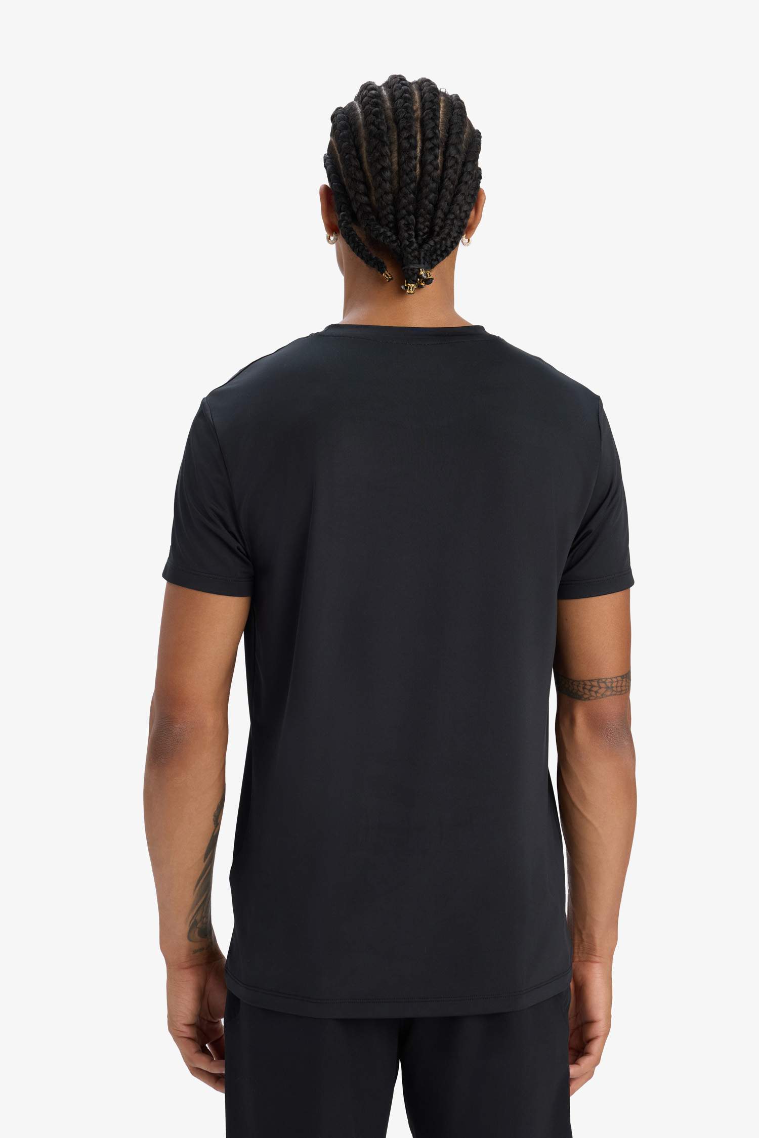 DeFactoFit Esnek Kumaş Slim Fit Dar Kesim Bisiklet Yaka Baskılı Sporcu Kısa Kollu Tişört