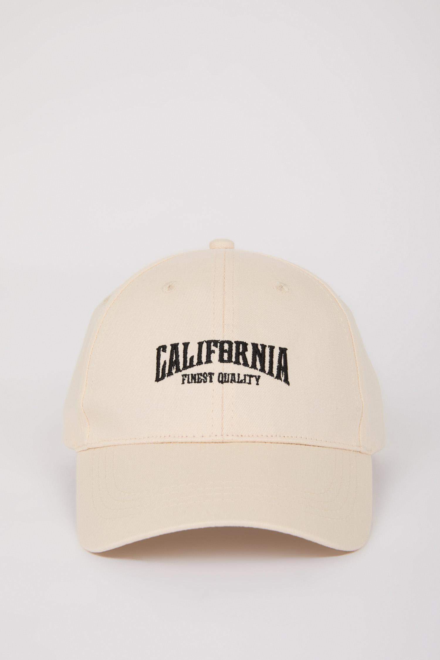 Man Cotton Embroidered Cap