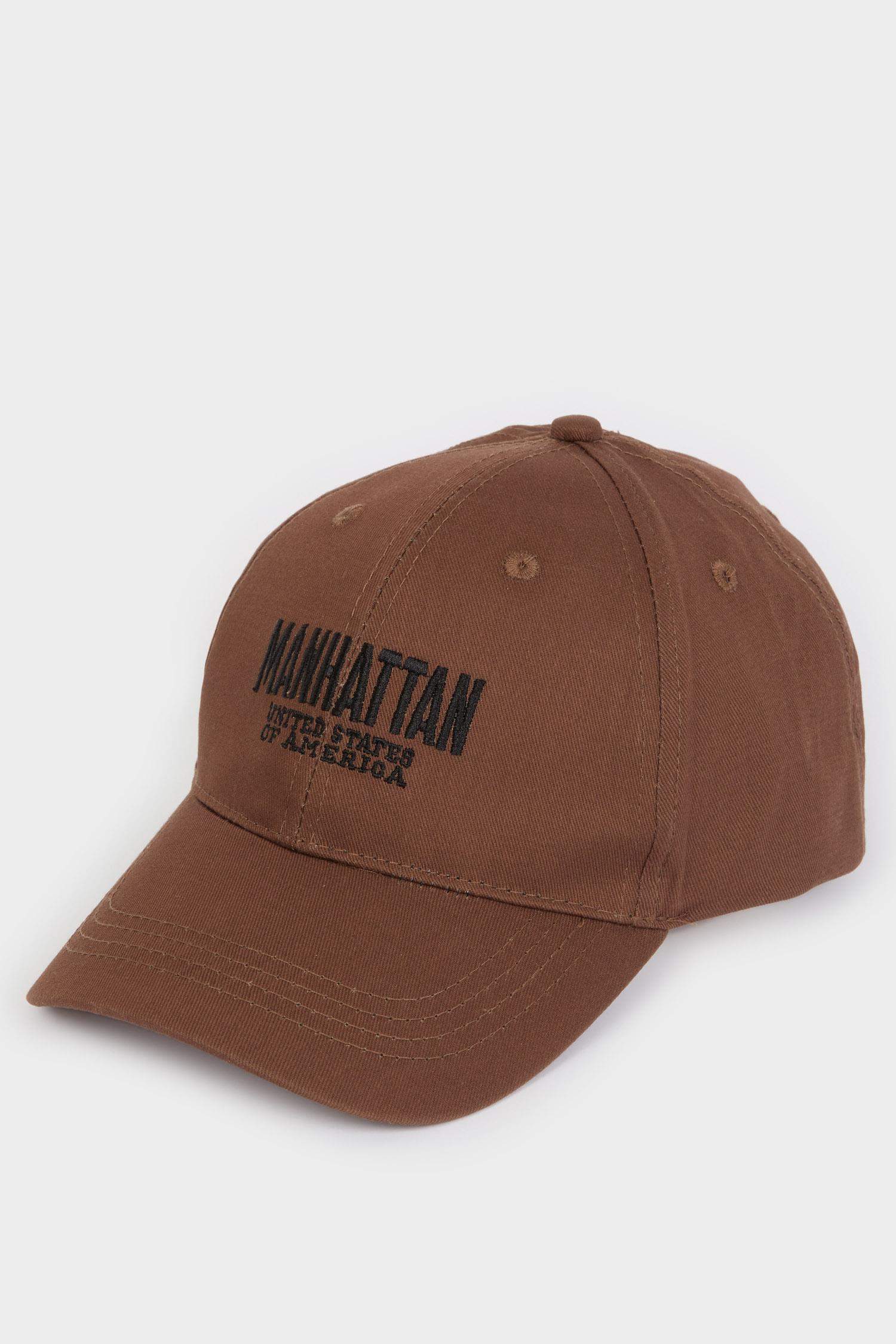 Man Cotton Embroidered Hat
