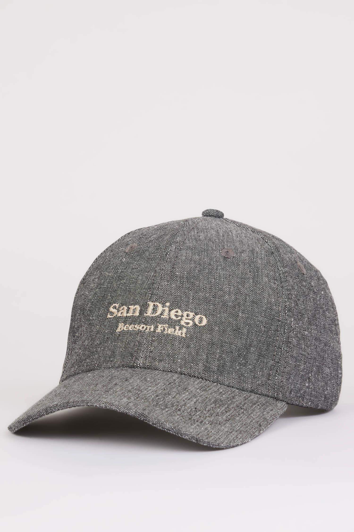 كاب بيسبول رجالي مطرز من مزيج الكتان