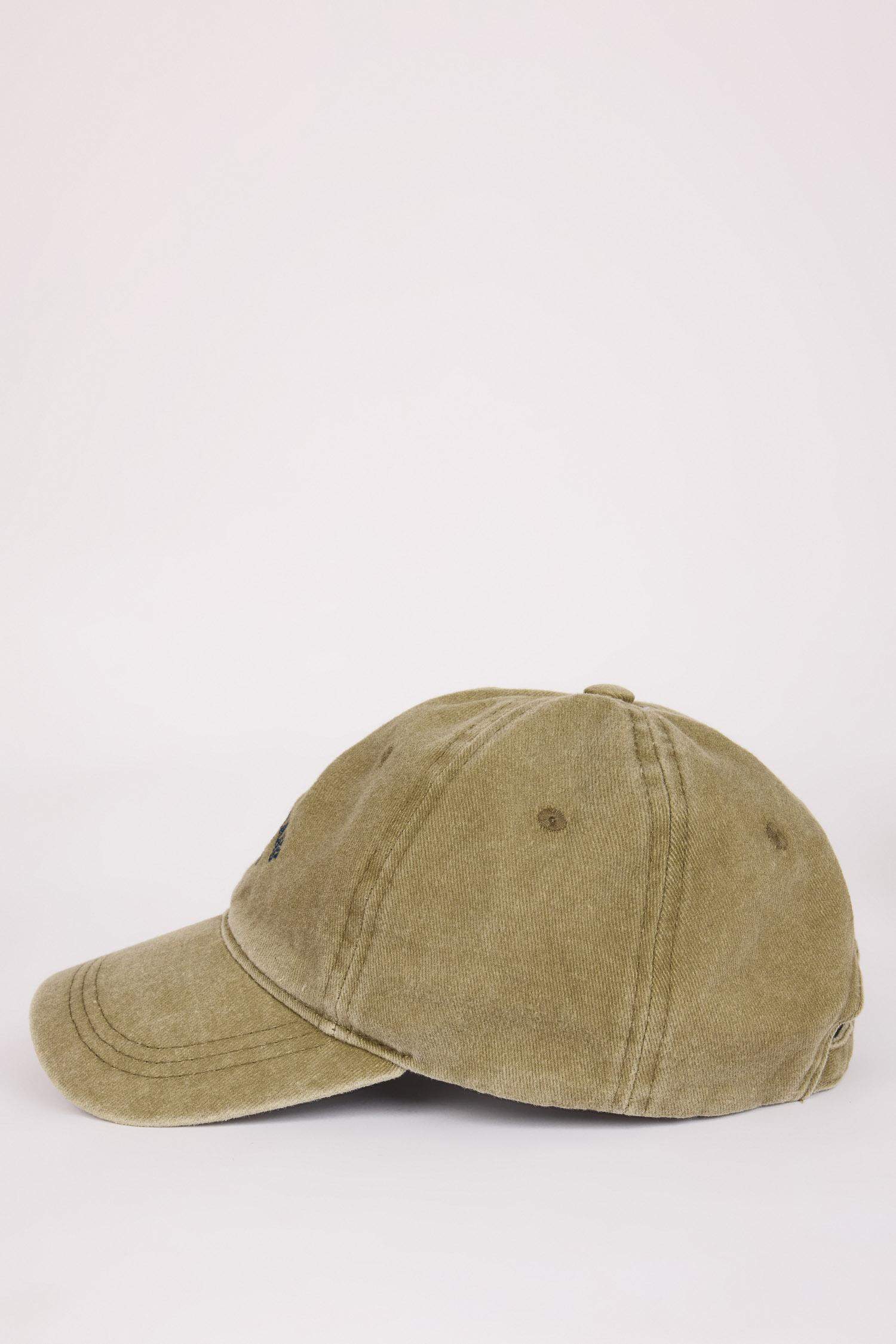 Unisex Etiket Baskılı Jean Beyzbol Basketbol Şapkası