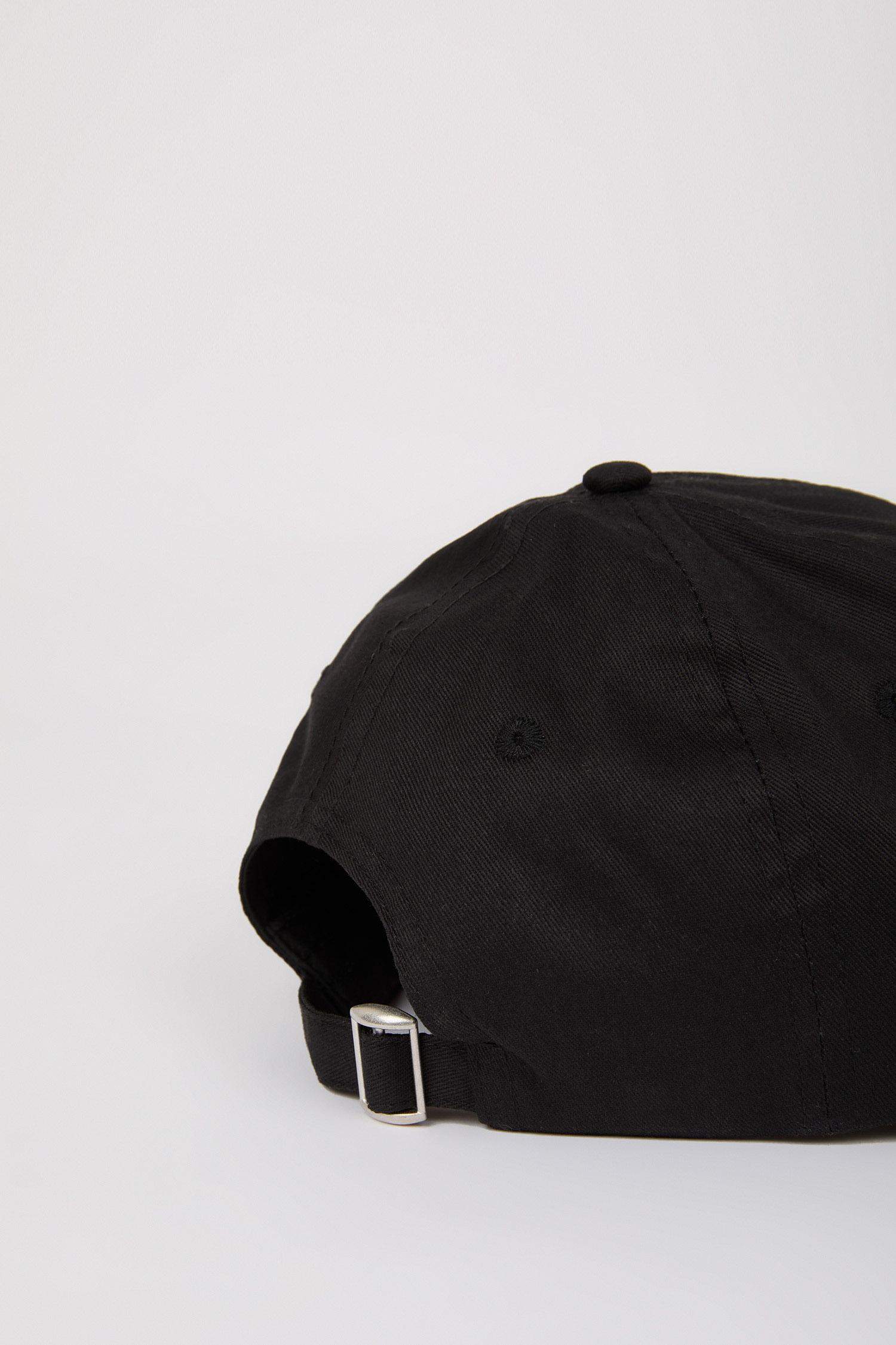 Erkek Nakışlı Pamuklu Cap Şapka