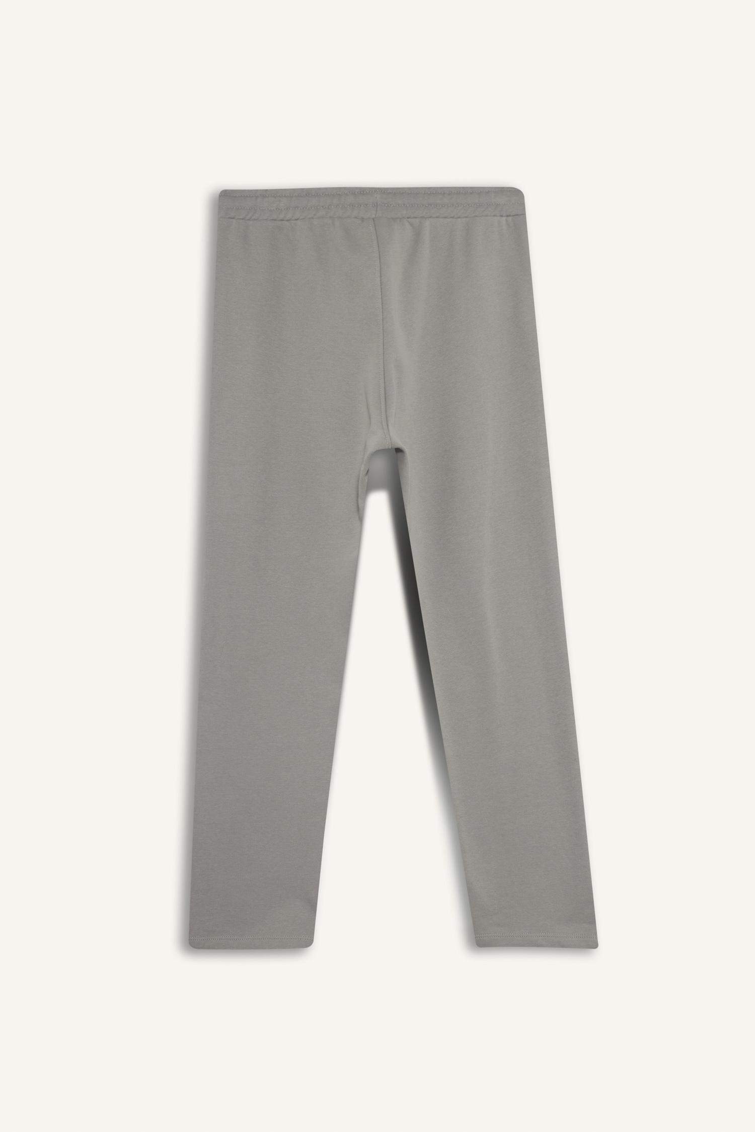 بنطلون سويت بانتس تقيل قصة عادية برجل عادية بجيب