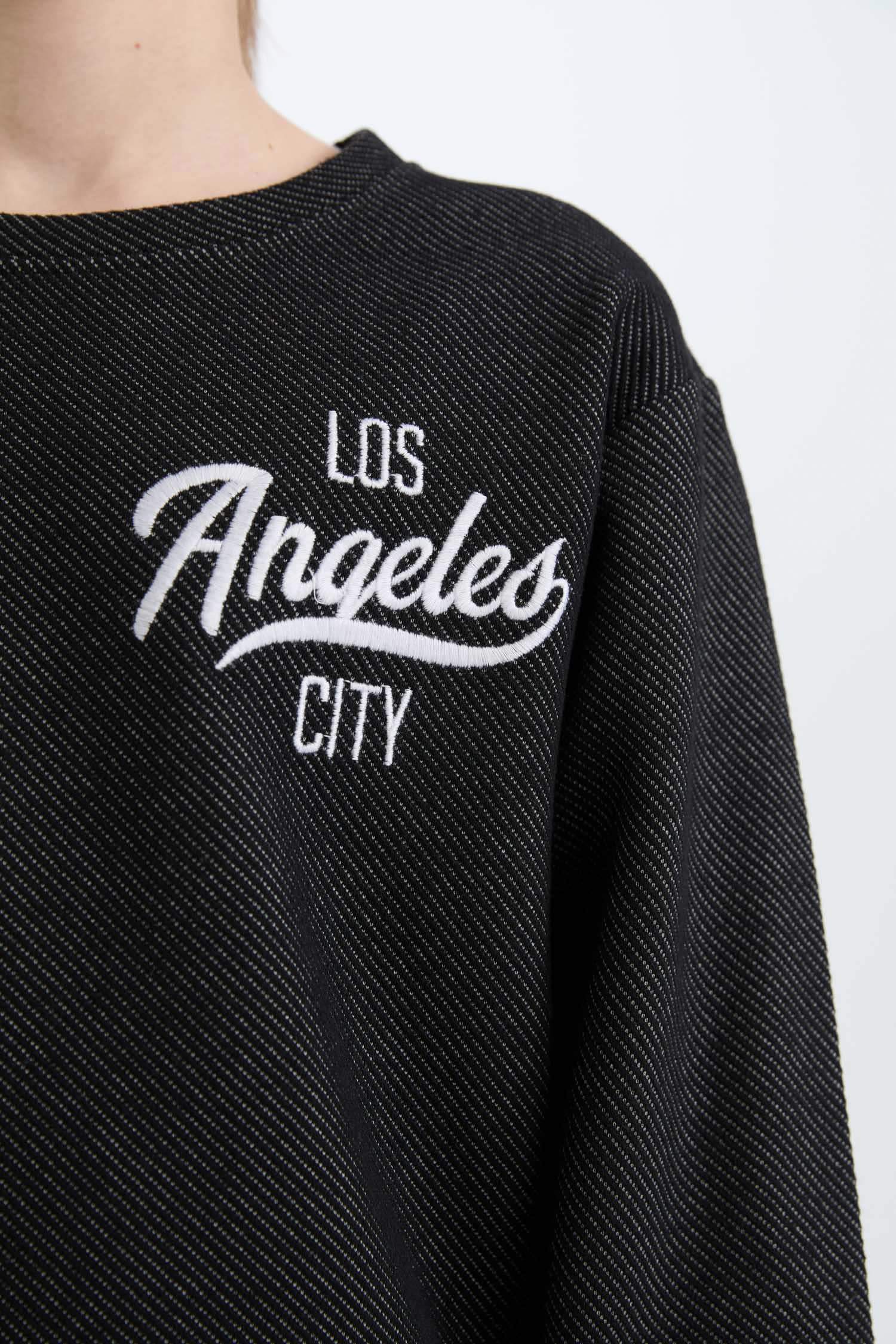 Erkek Çocuk 2'li Takım Baskılı Sweatshirt Eşofman Altı