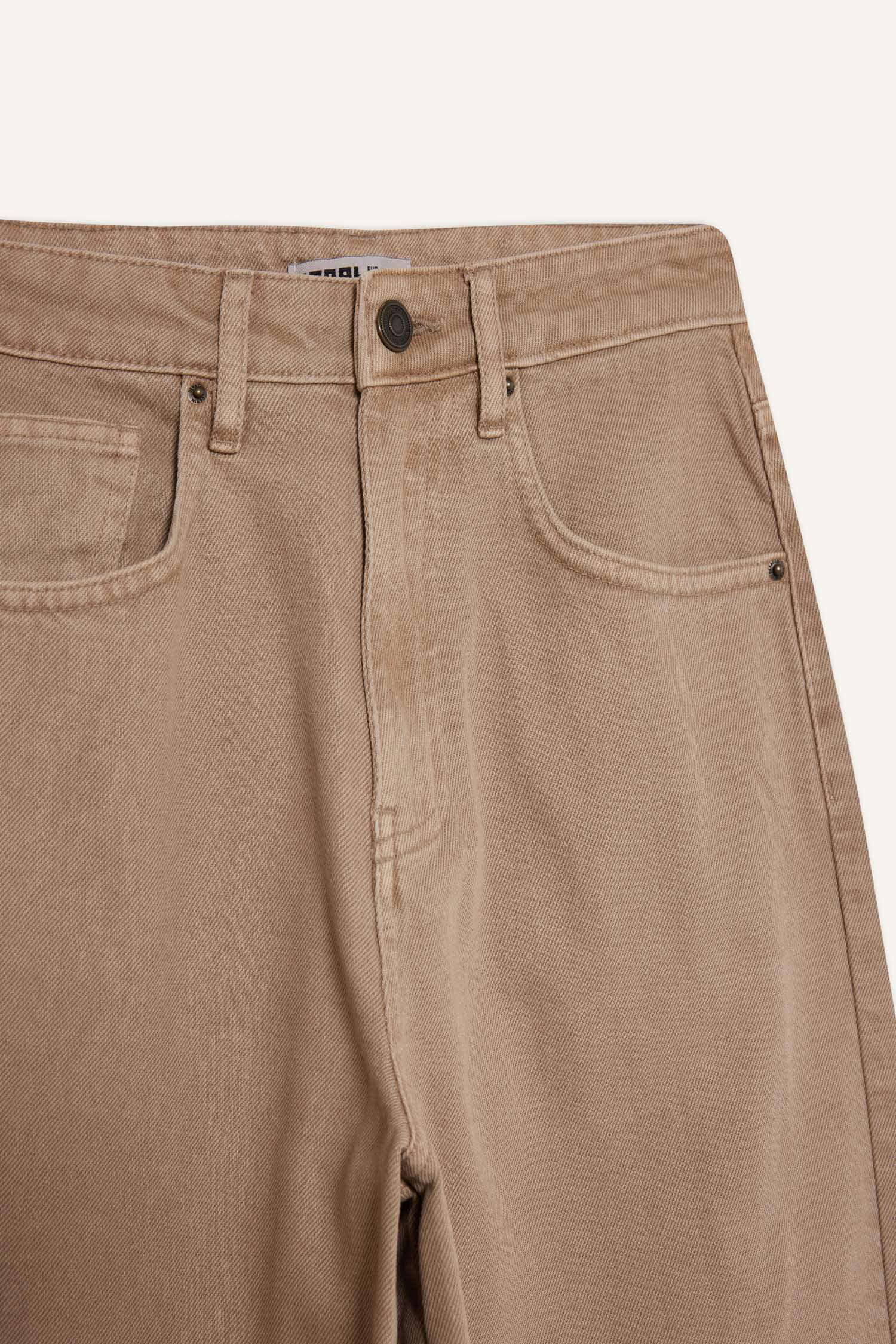 Baggy Fit Gabardine Trousers