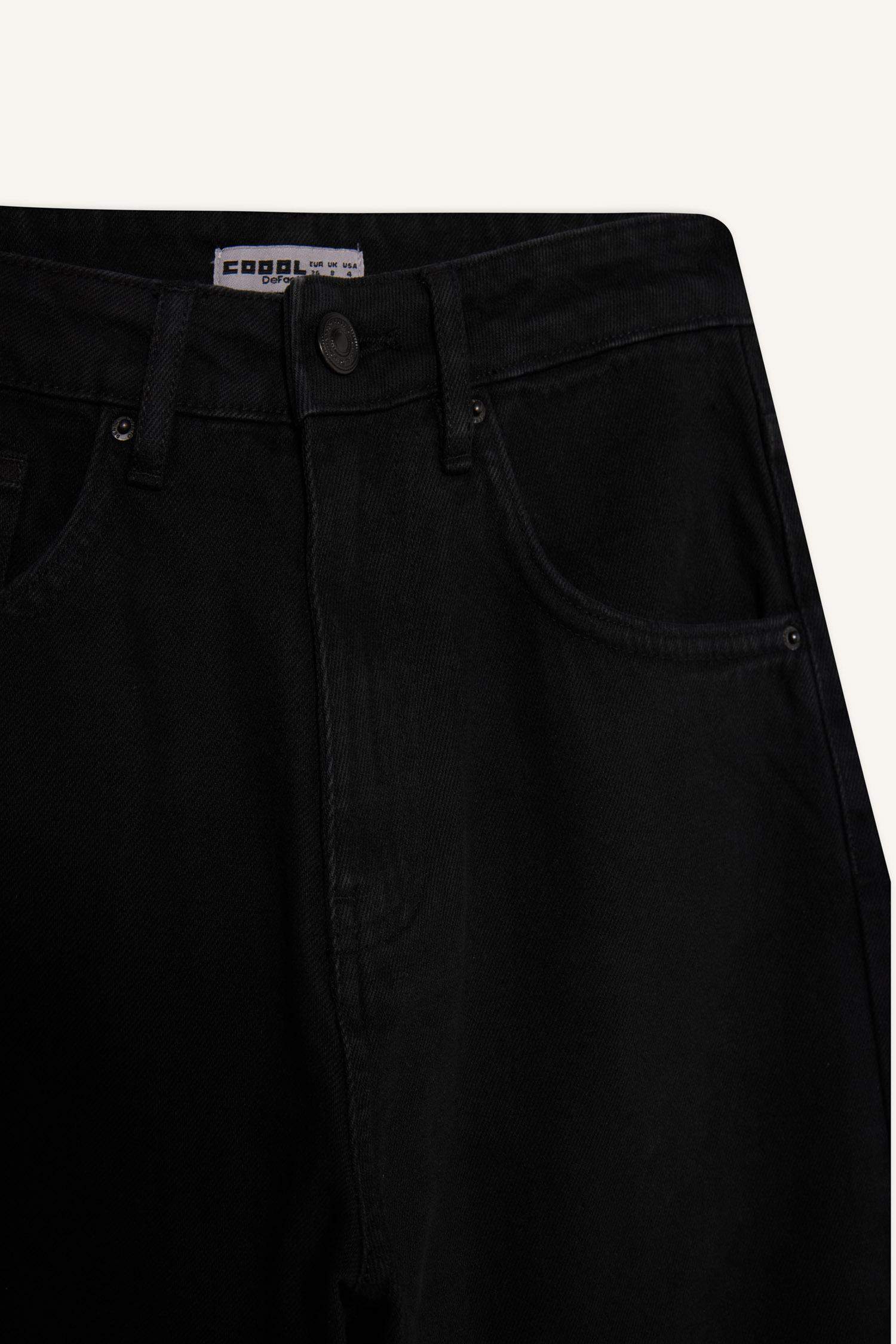 Baggy Fit Gabardine Trousers