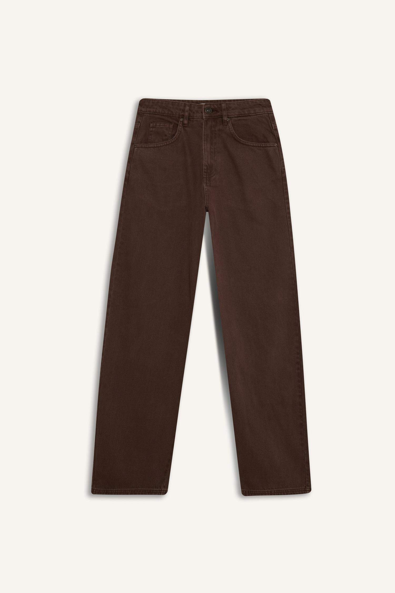 Baggy Fit Gabardine Trousers