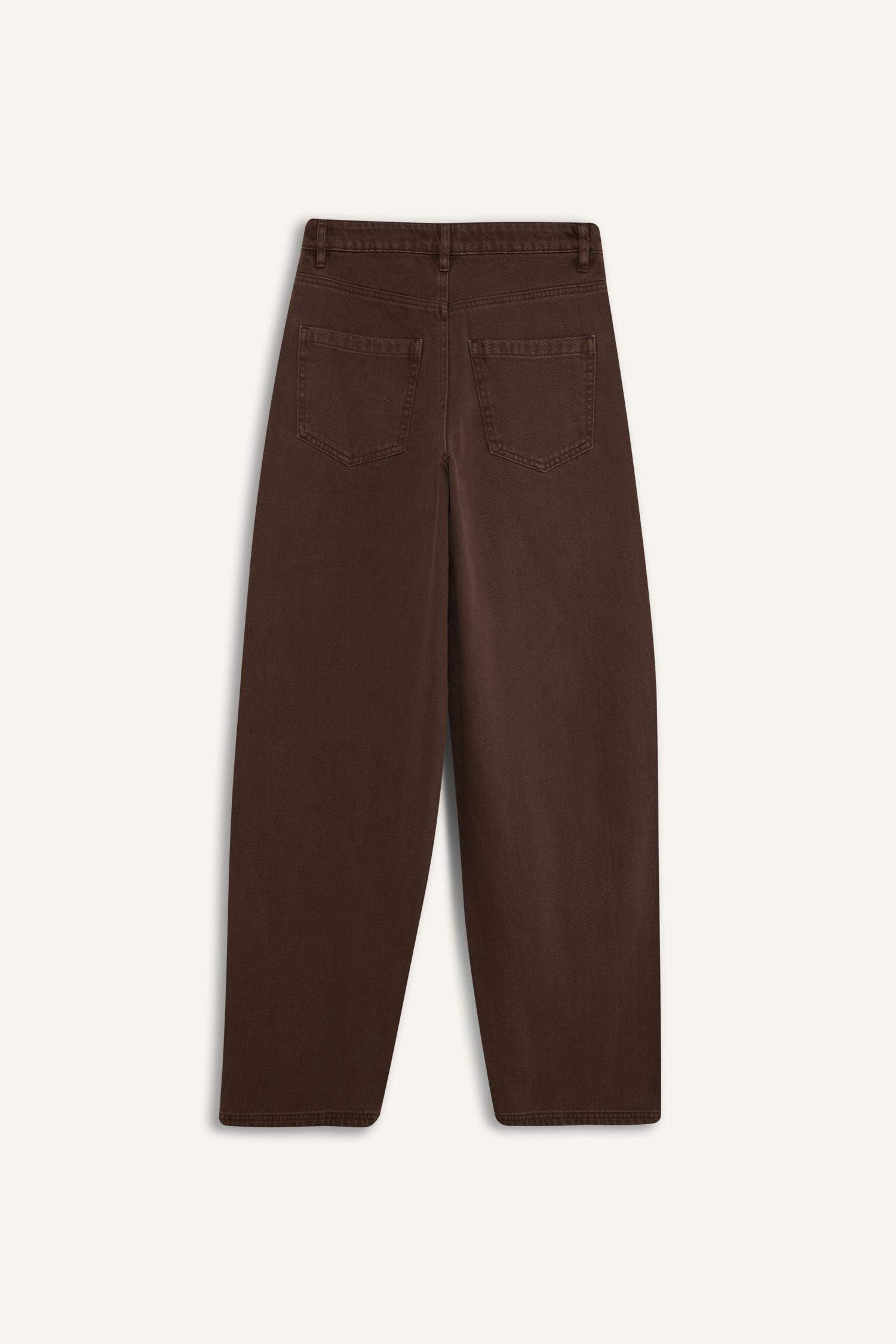 Baggy Fit Gabardine Trousers