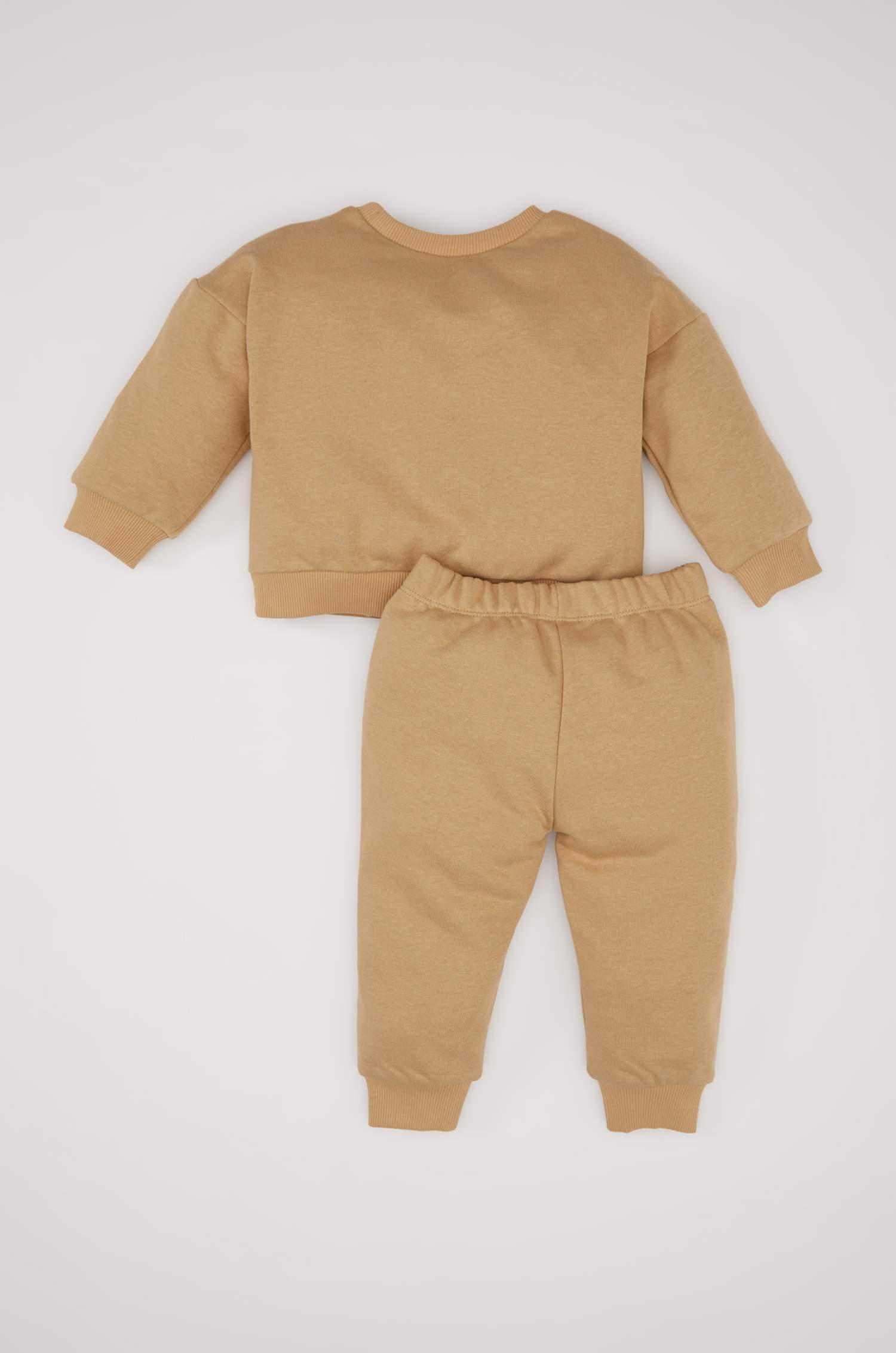 Ensemble pour bébé garçon : sweatshirt imprimé à col rond et pantalon de jogging