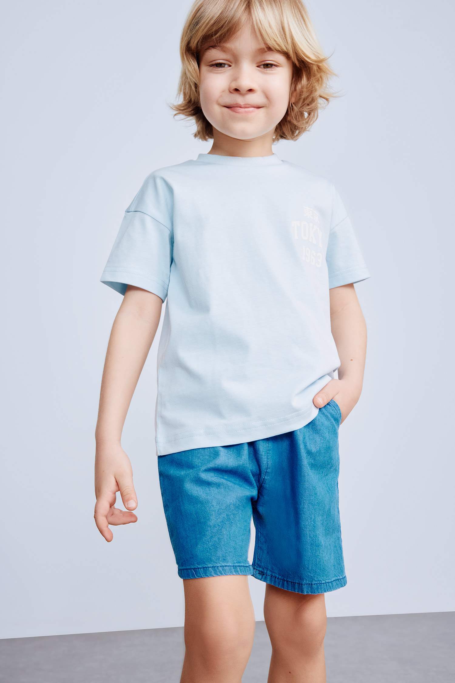 T-shirt à manches courtes Slogan BéBé Garçon