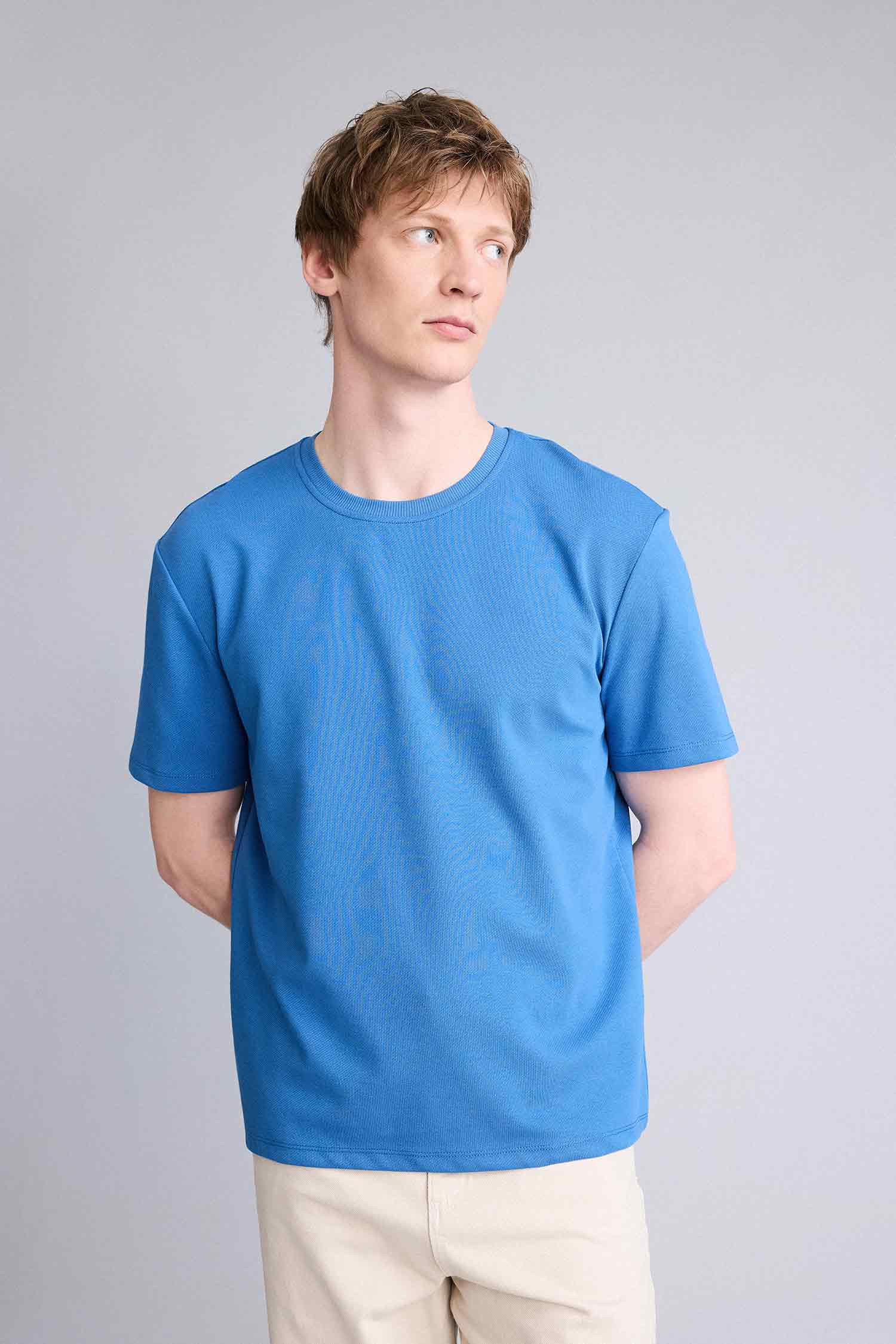 DeFacto Regular Fit Dokulu Basic Tişört