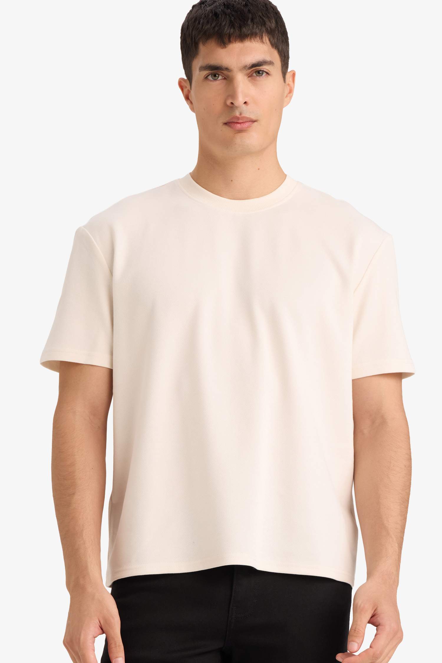 Regular Fit Twill Short Sleeve T-Shirt