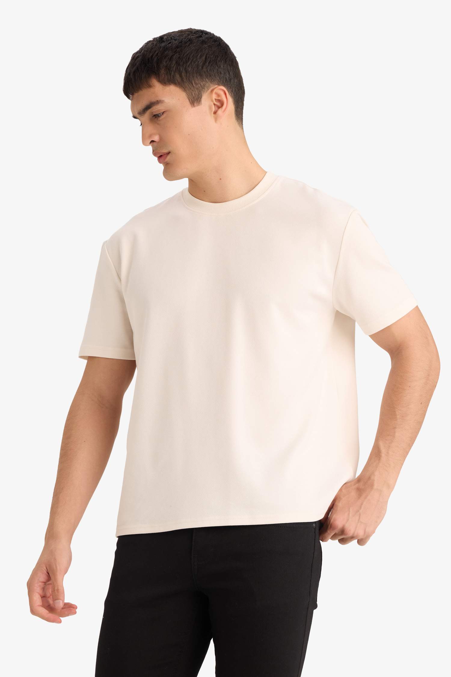 Regular Fit Twill Short Sleeve T-Shirt