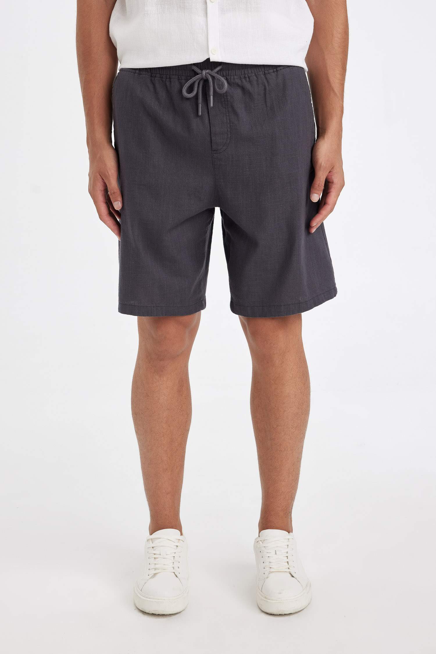 Short Bermuda en Coton à Coupe Relax