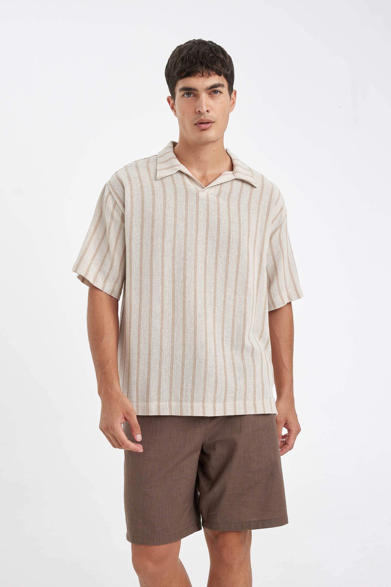 شورت برمودا قطن قصة مريحة