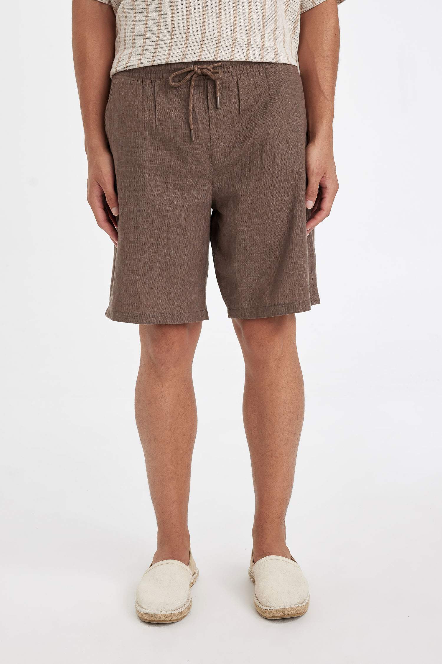 شورت برمودا قطن قصة مريحة