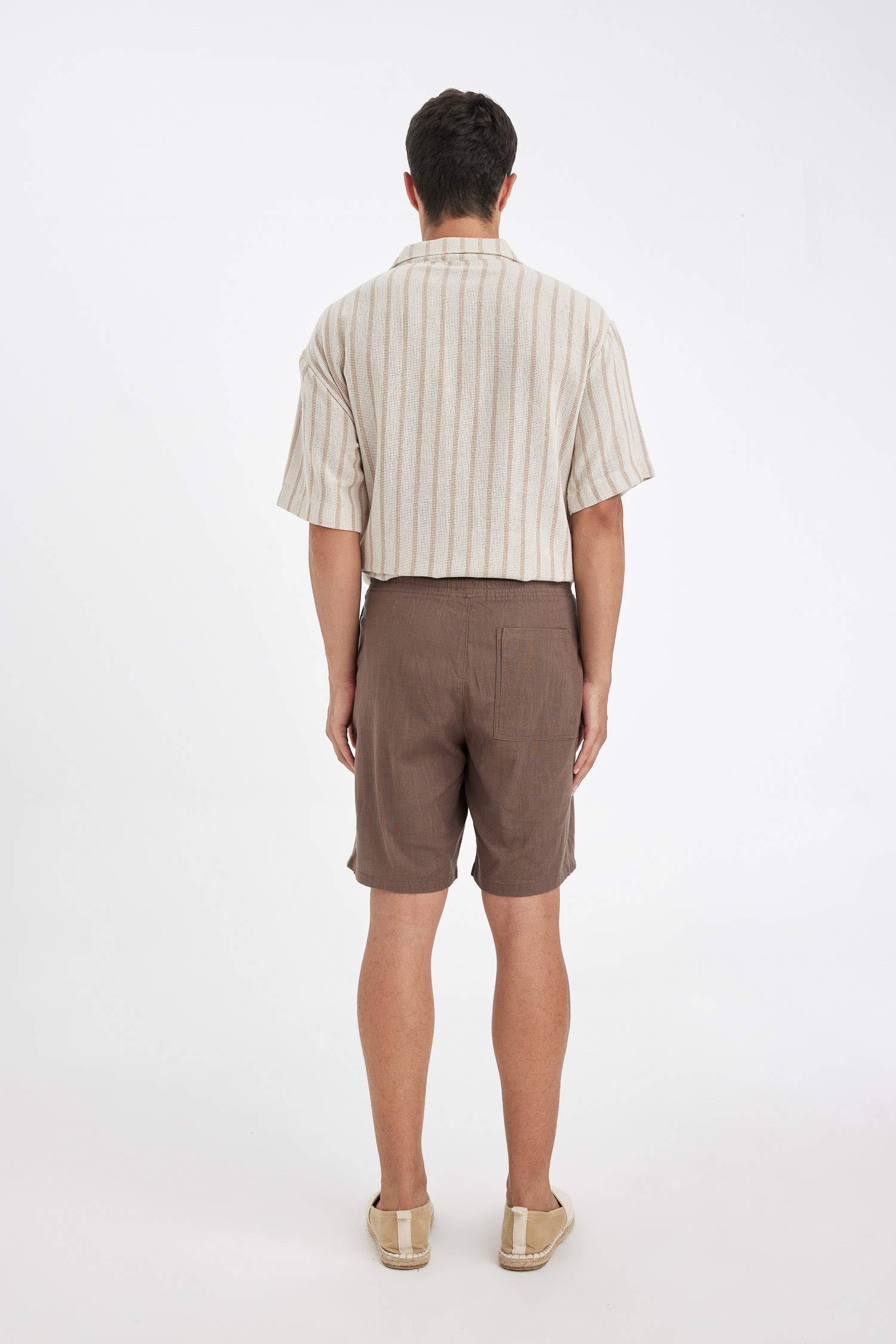 شورت برمودا قطن قصة مريحة