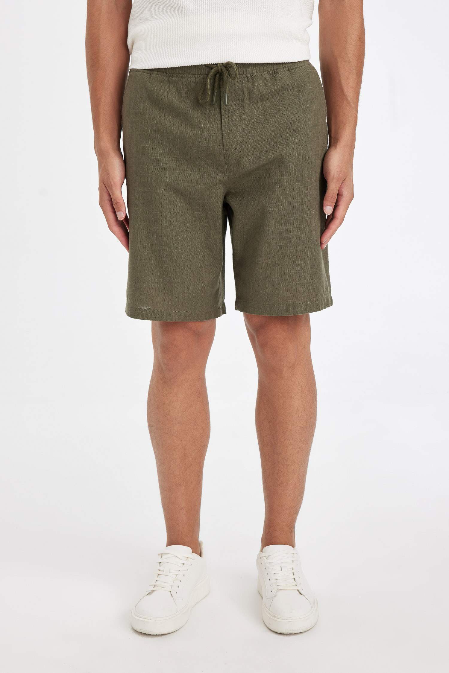 Short Bermuda en Coton à Coupe Relax