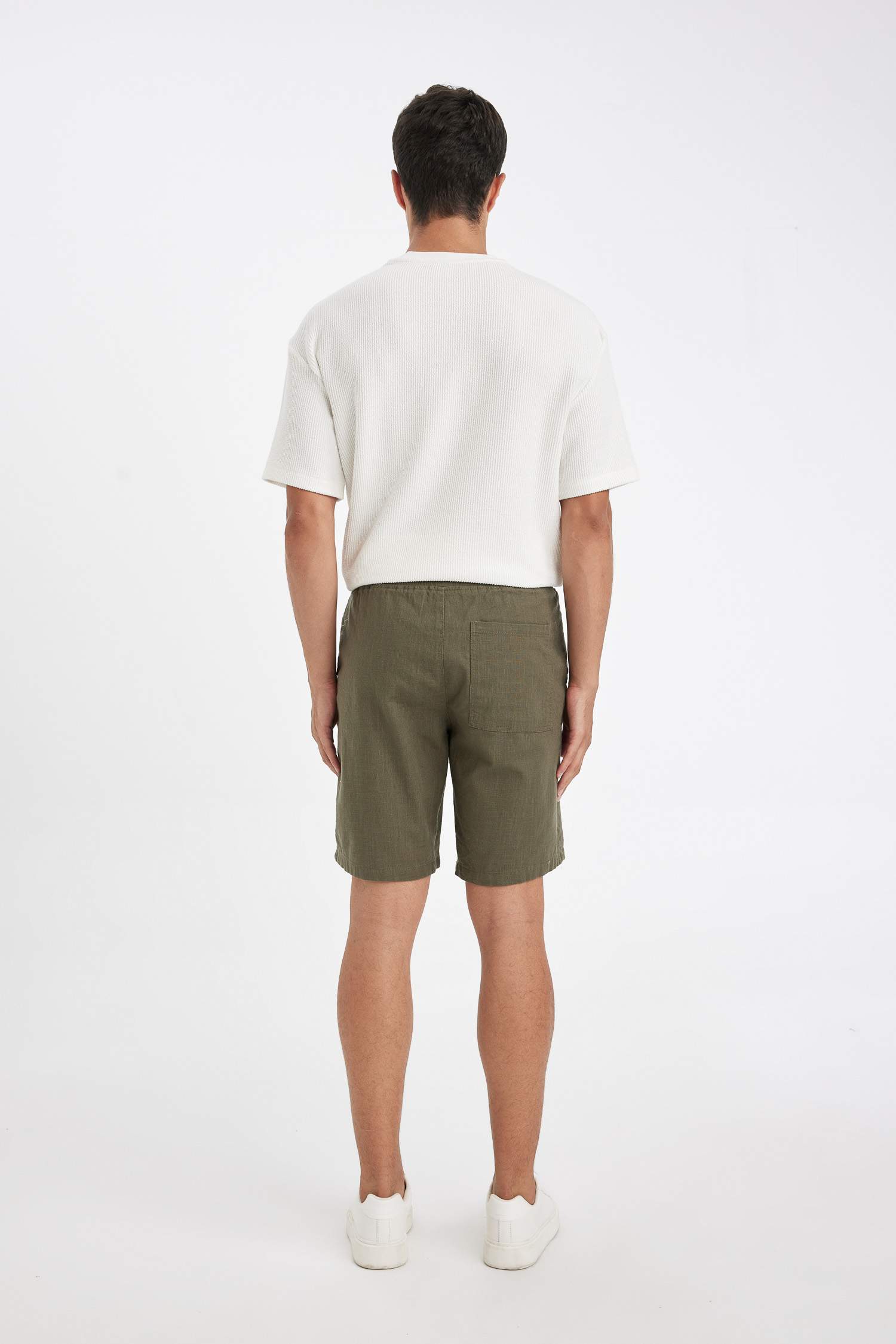 Short Bermuda en Coton à Coupe Relax