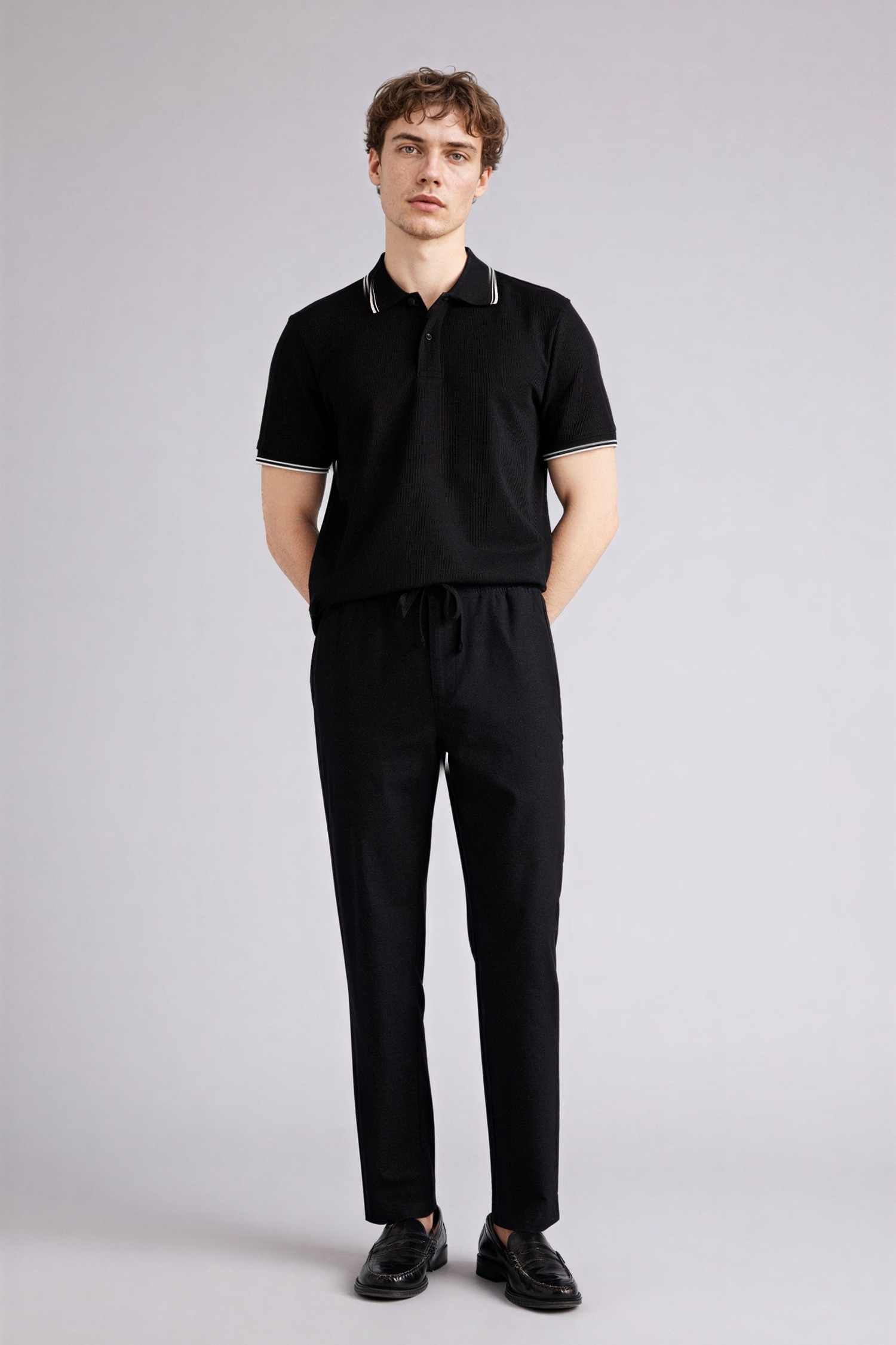 DeFacto Pamuklu Regular Fit Polo Tişört görsel 2