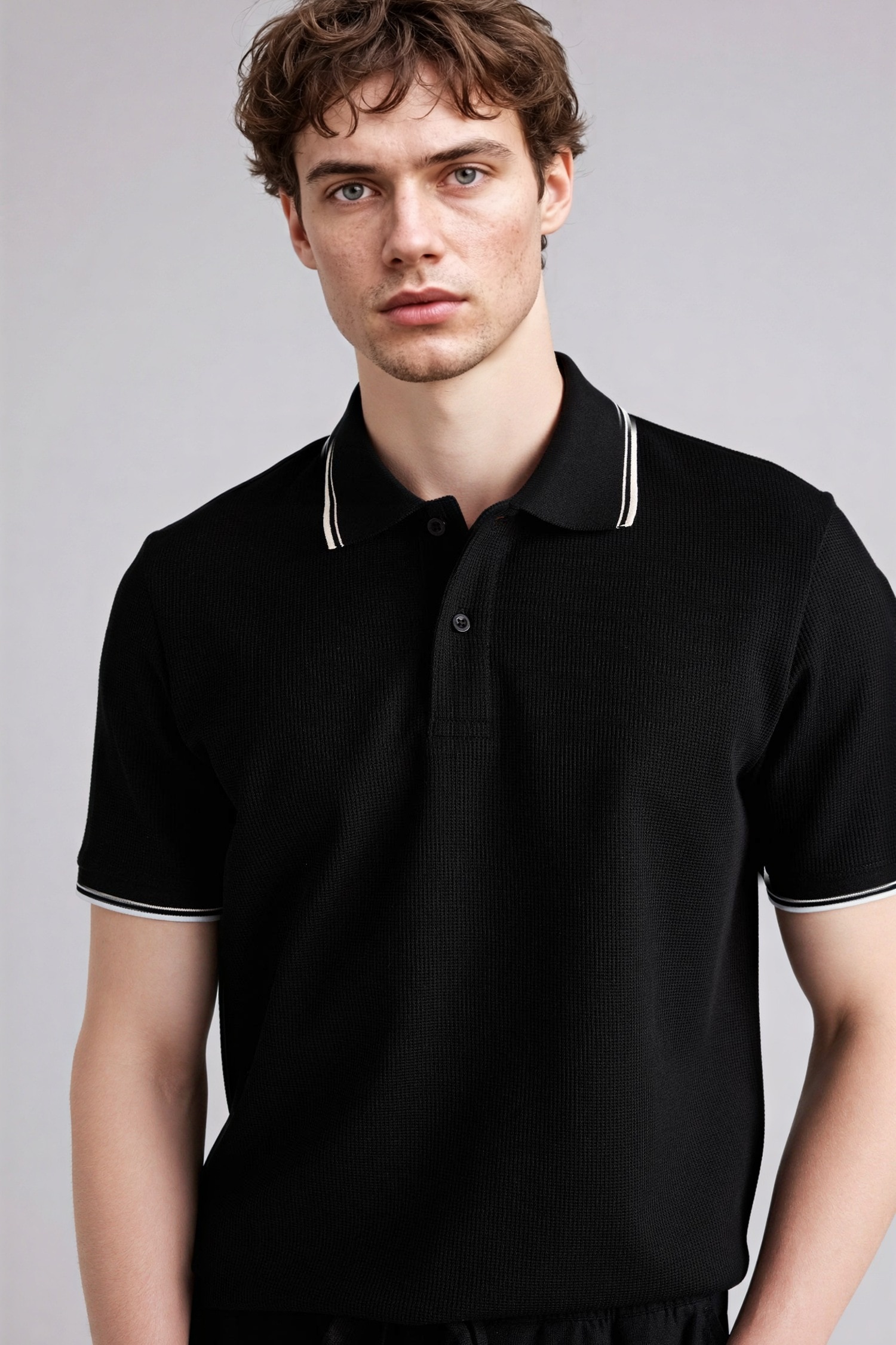 DeFacto Pamuklu Regular Fit Polo Tişört görsel 3