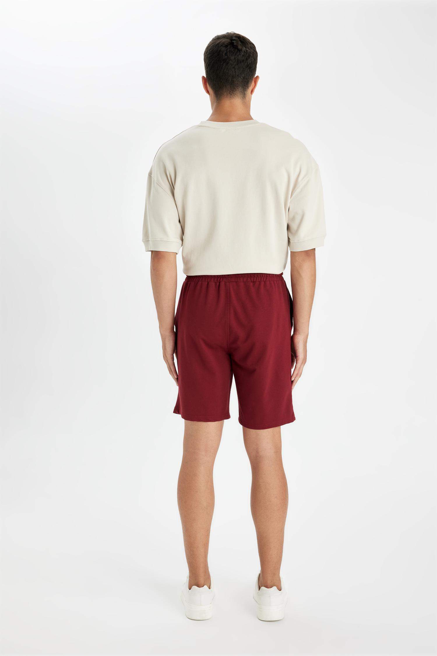 Regular Fit Basic Bermuda Shorts