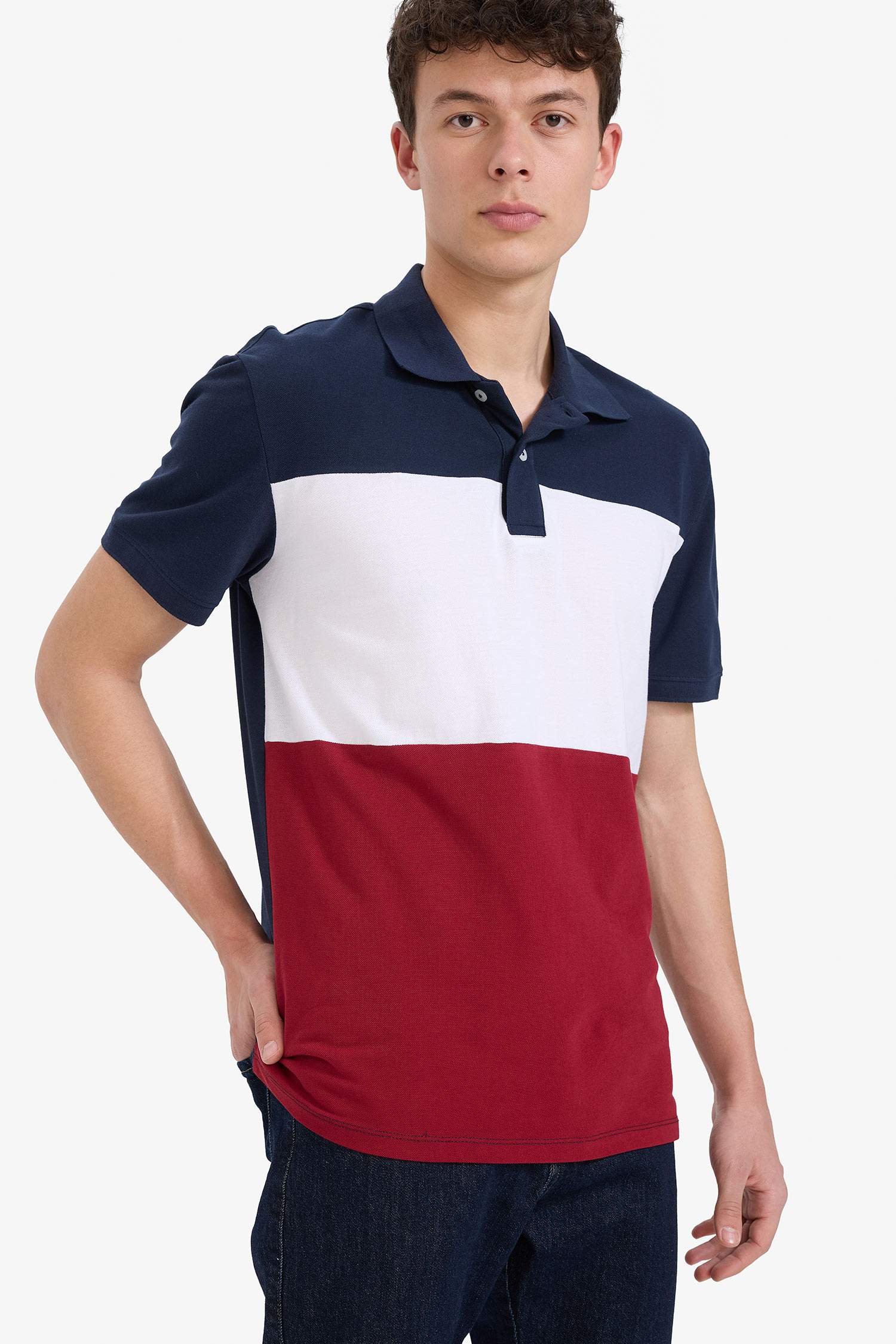 Regular Fit Short Sleeve Polo T-Shirt