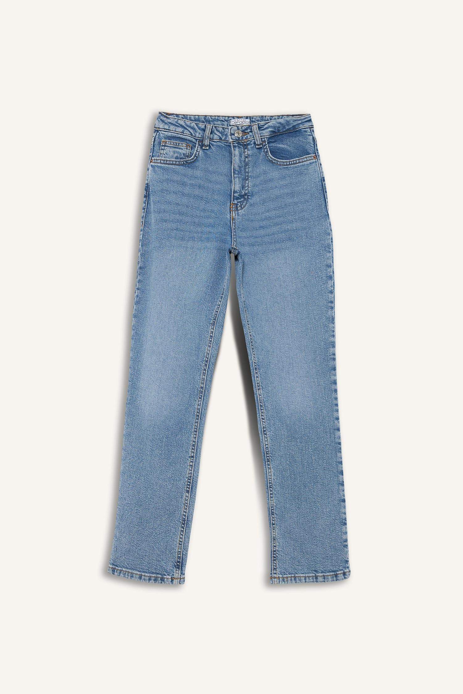 Mary Vintage Straight Fit High Waist Jeans