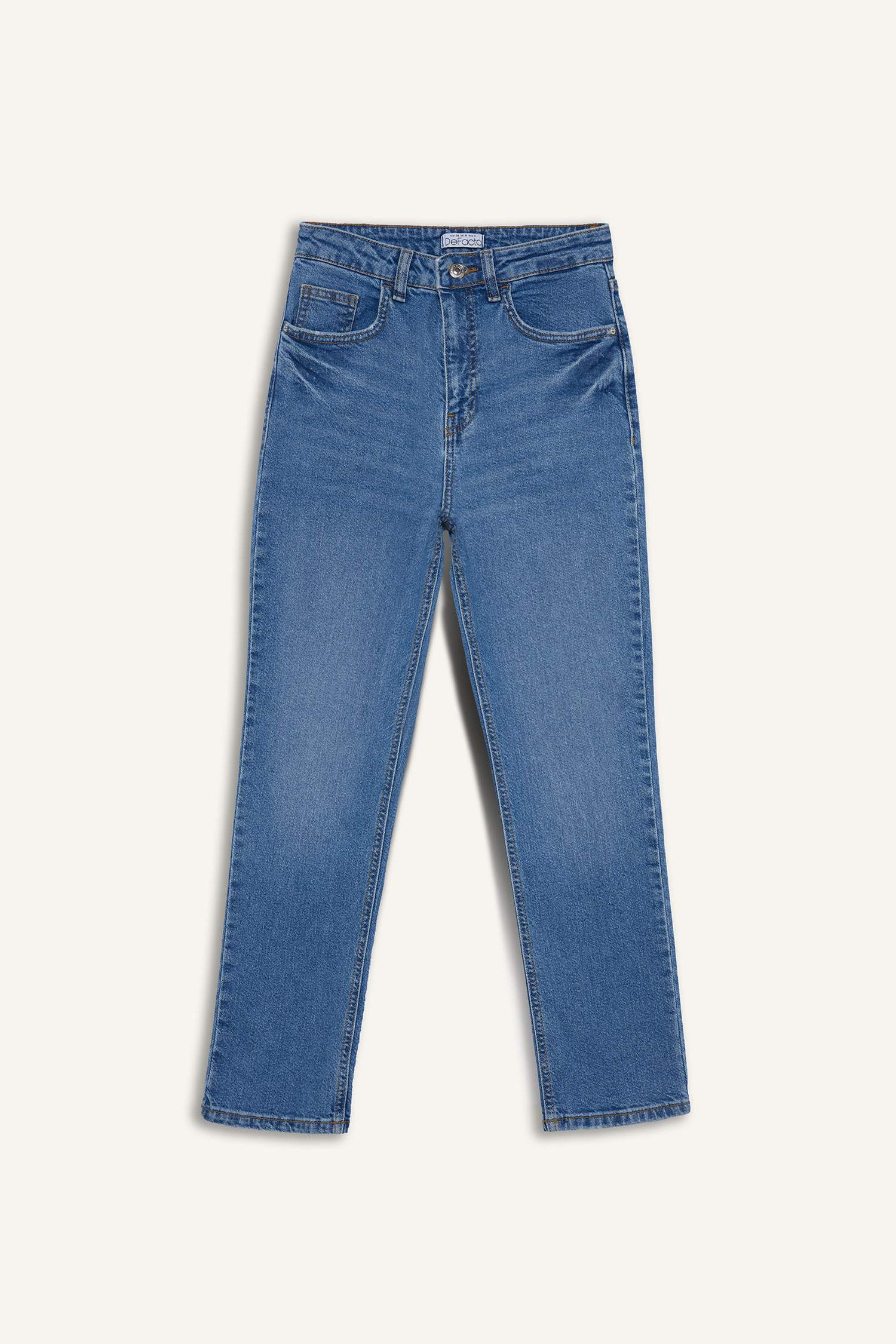 Mary Vintage Straight Fit High Waist Jeans