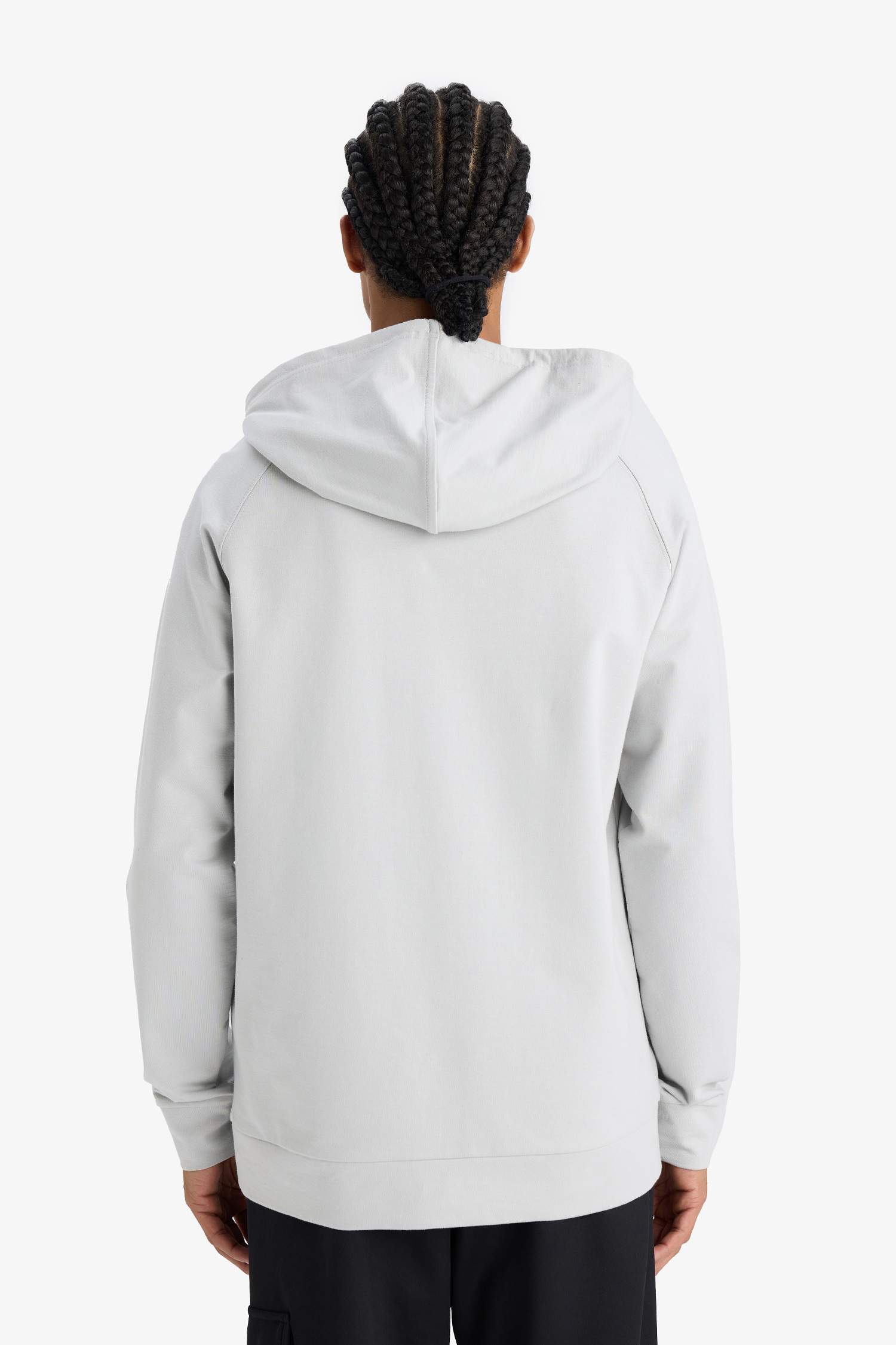 DeFactoFit Standard Fit Hooded Sports Sweatshirt
