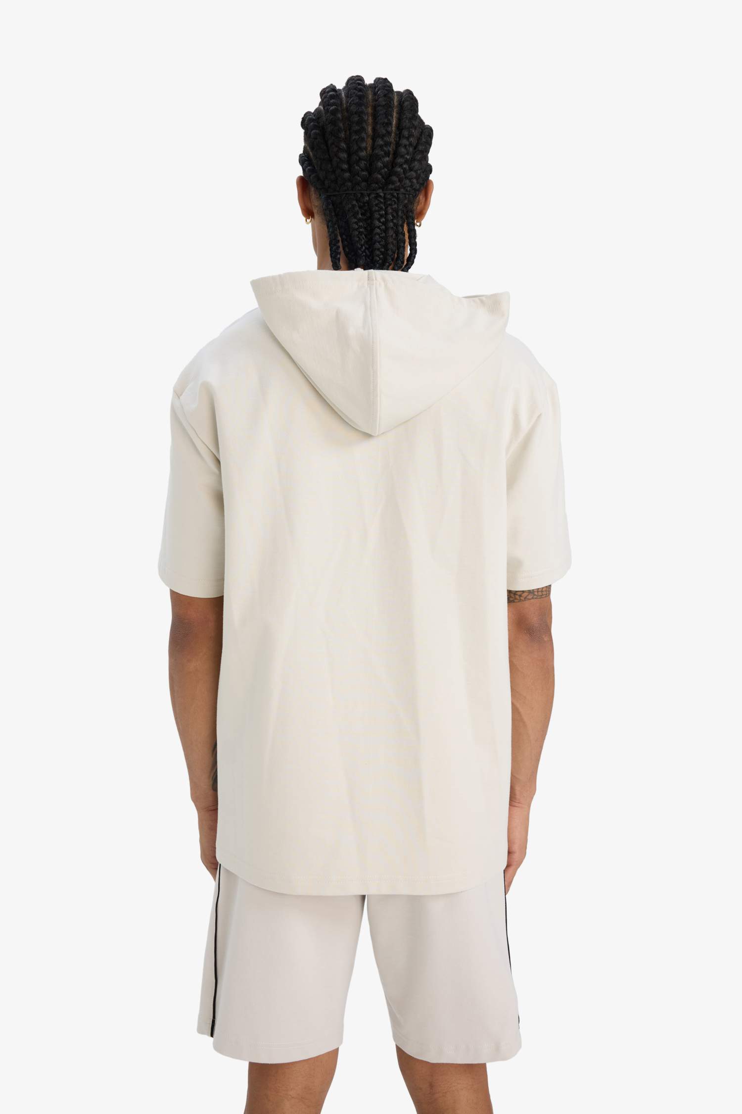 DeFactoFit Standard Fit Hooded Printed Sports T-Shirt