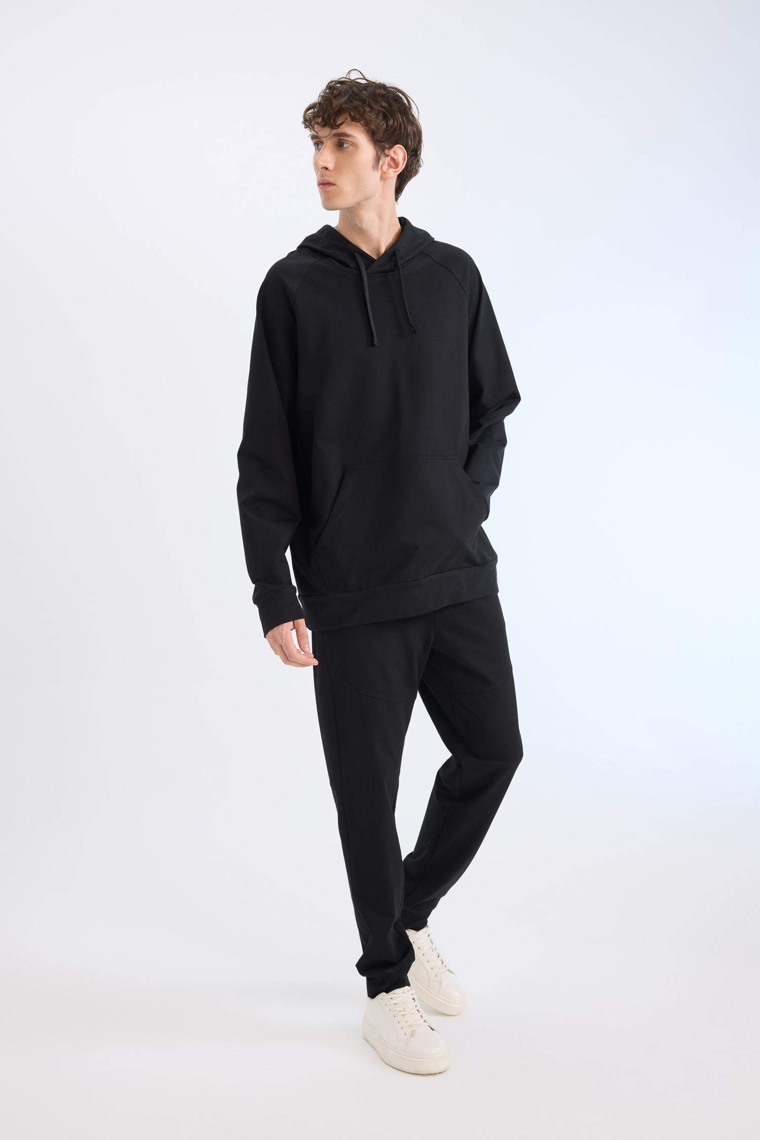 DeFactoFit Slim Fit Sporcu Jogger Eşofman Altı Dar Kesim Standart Paça Basic Düz