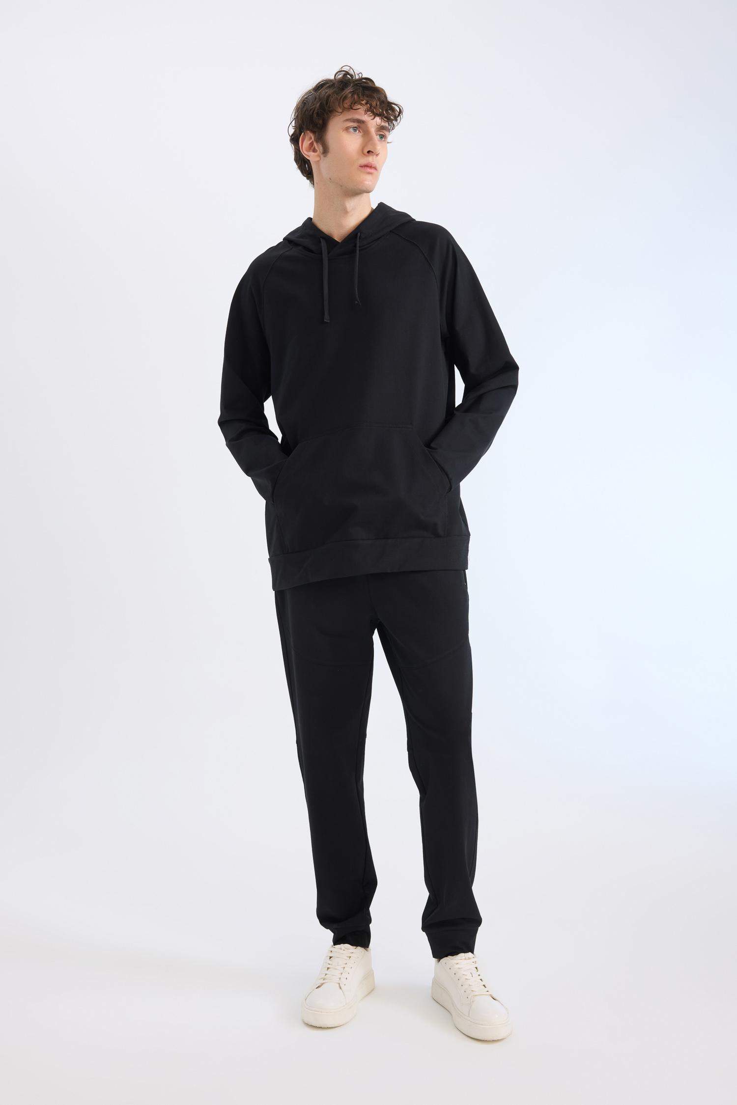 DeFactoFit Slim Fit Sporcu Jogger Eşofman Altı Dar Kesim Standart Paça Basic Düz